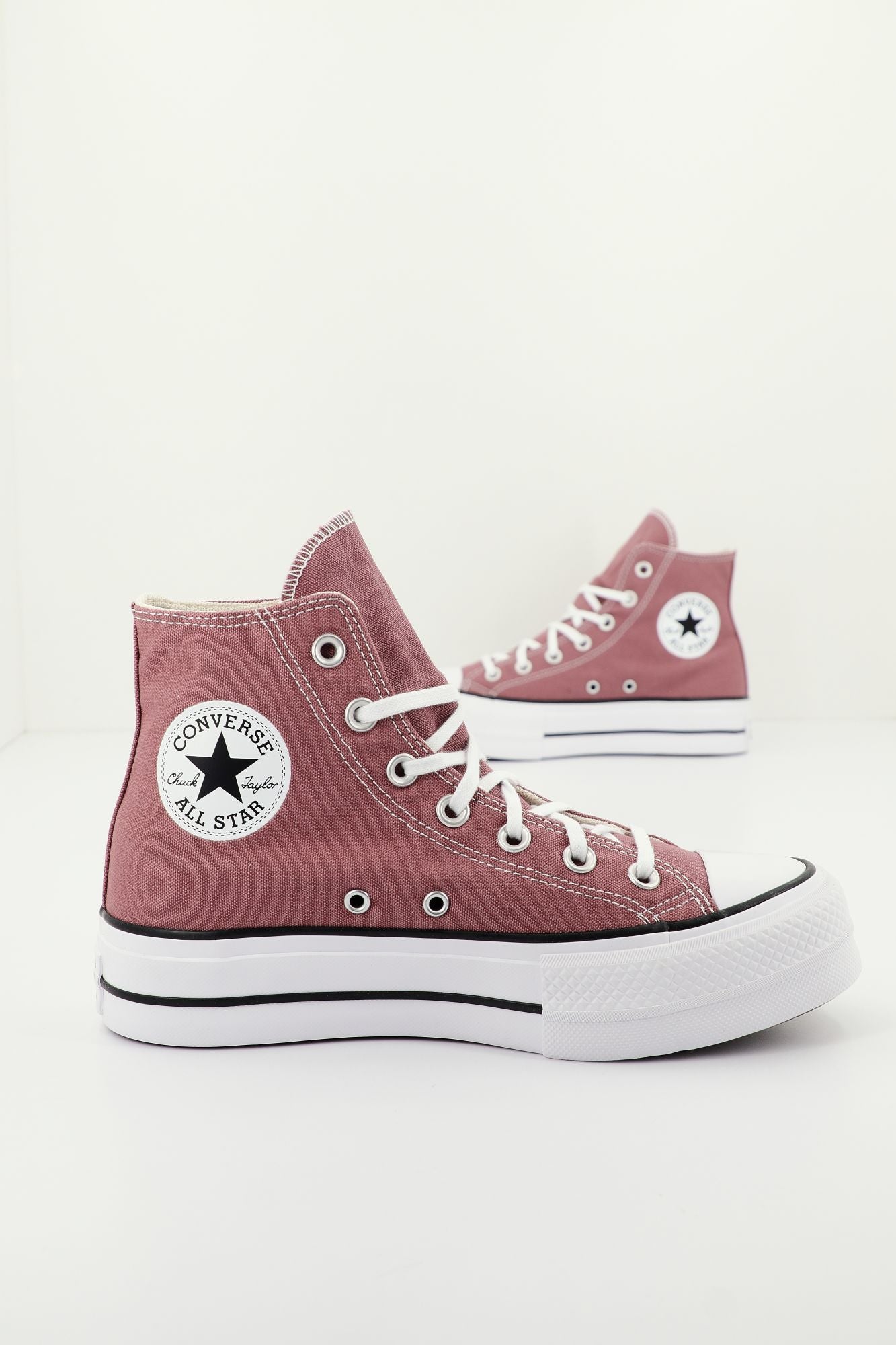 CONVERSE CHUCK TAYLOR ALL STAR LIFT HI en color ROSA (2)