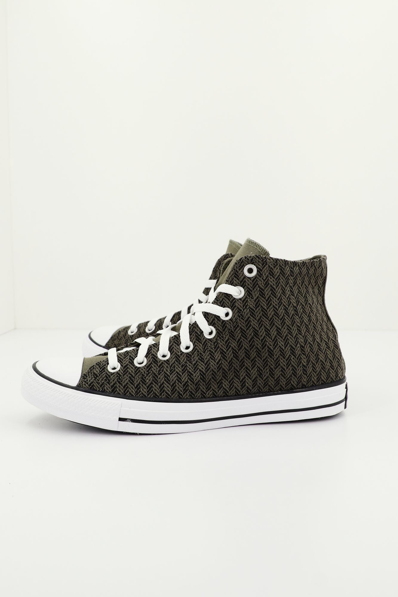 CONVERSE CHUCK TAYLOR ALL STAR HERRINGBONE en color VERDE (4)