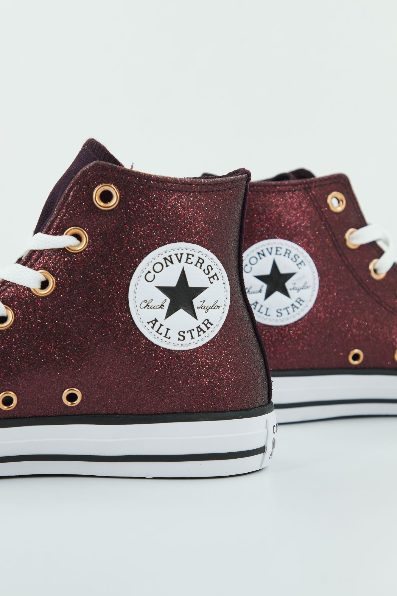 CONVERSE CHUCK TAYLOR ALL STAR FOREST GLAM HI en color BURDEOS (2)