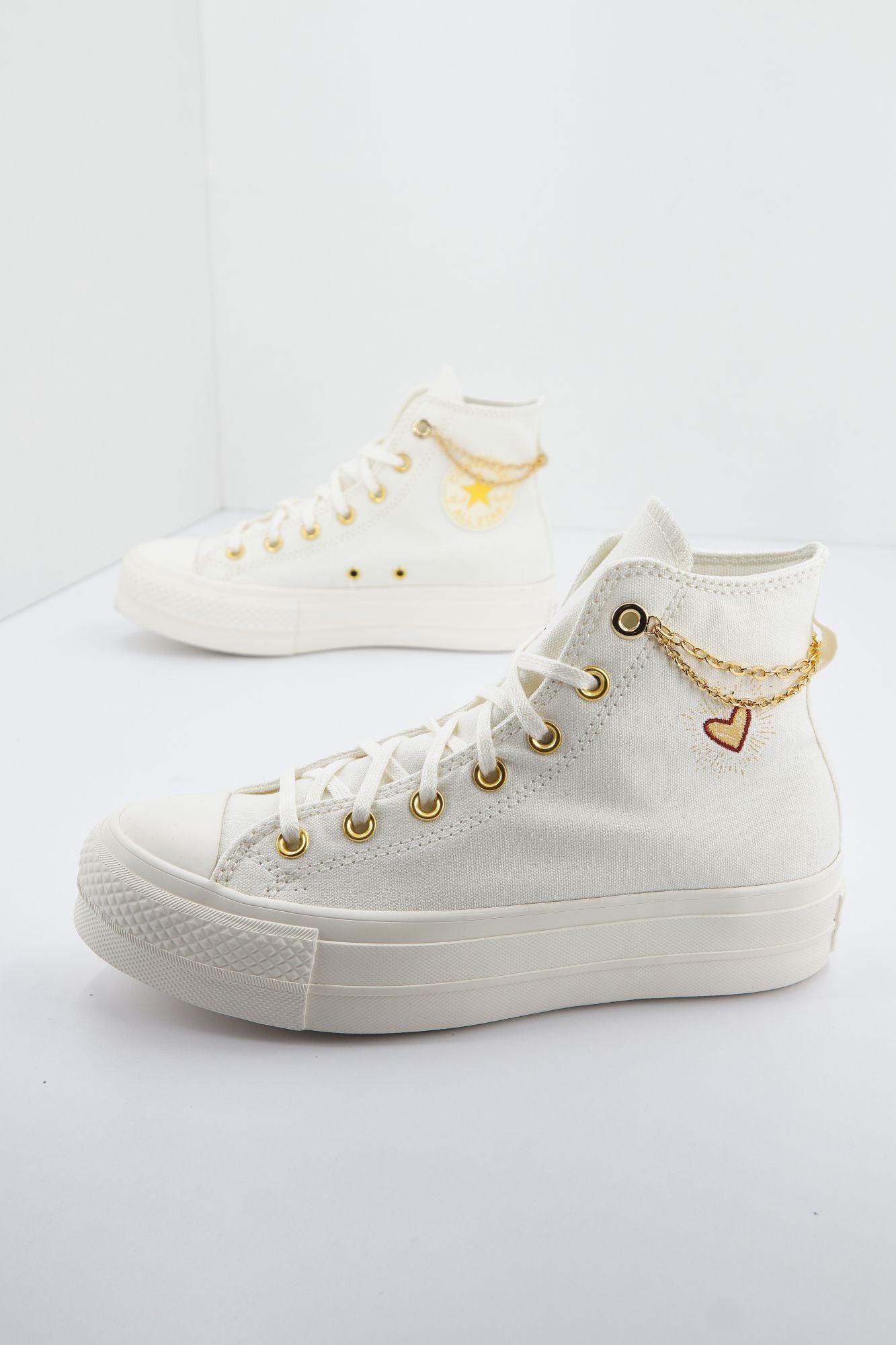 CONVERSE CHUCK TAYLOR ALL STAR GOLD CHAIN en color BLANCO (2)