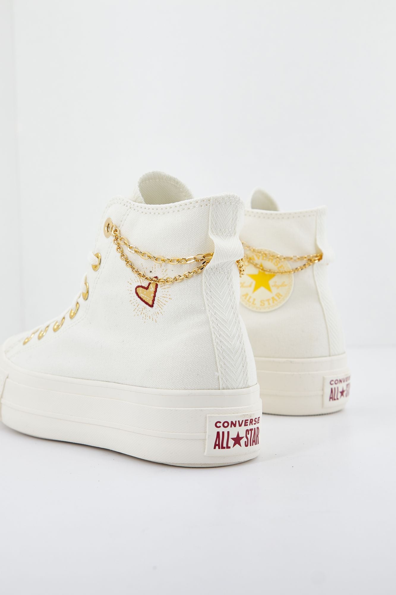 CONVERSE CHUCK TAYLOR ALL STAR GOLD CHAIN en color BLANCO (3)