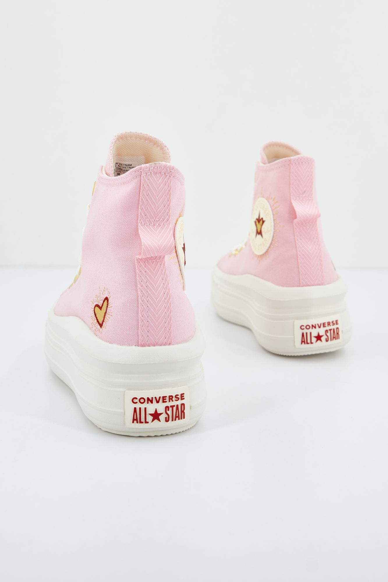 CONVERSE  CHUCK TAYLOR ALL STAR MOVE PLATFORM en color ROSA (2)
