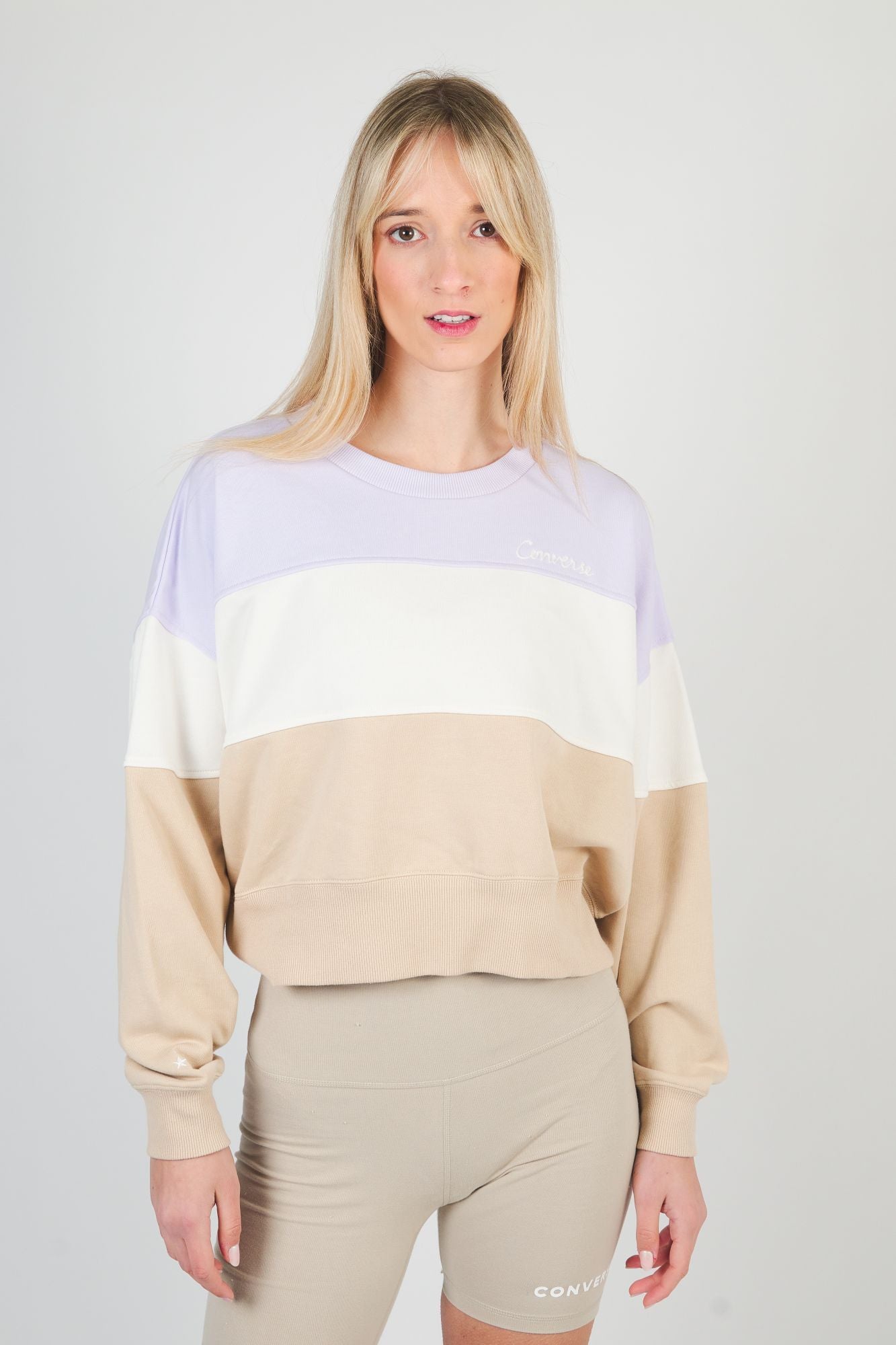 CONVERSE BLOCKED CREW en color VIOLETA (1)