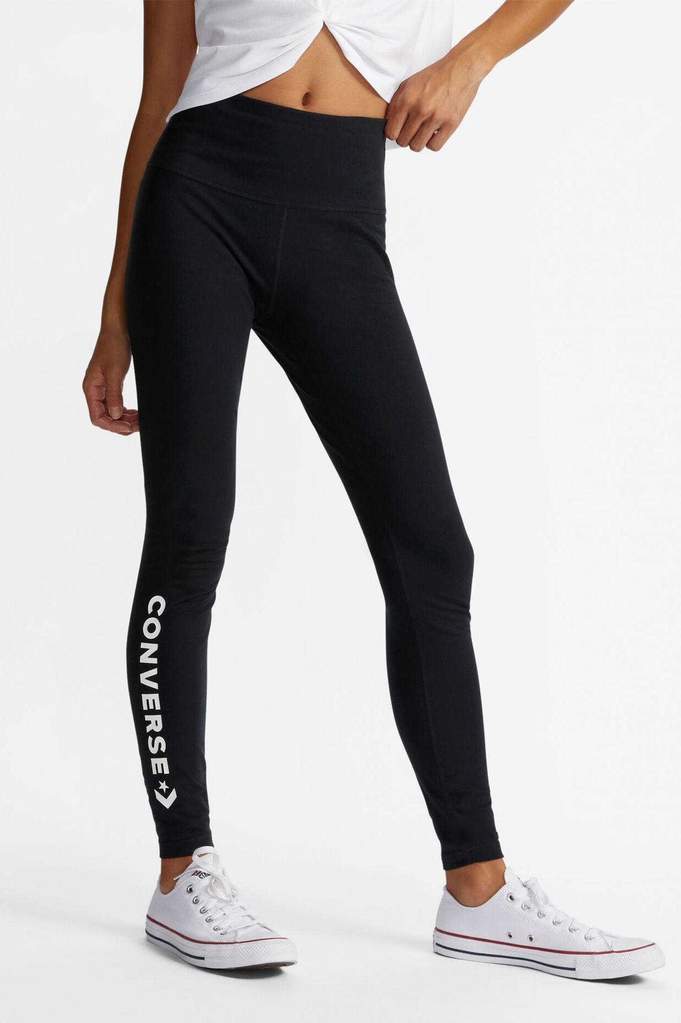 CONVERSE LEGGING WORDMARK en color NEGRO (1)
