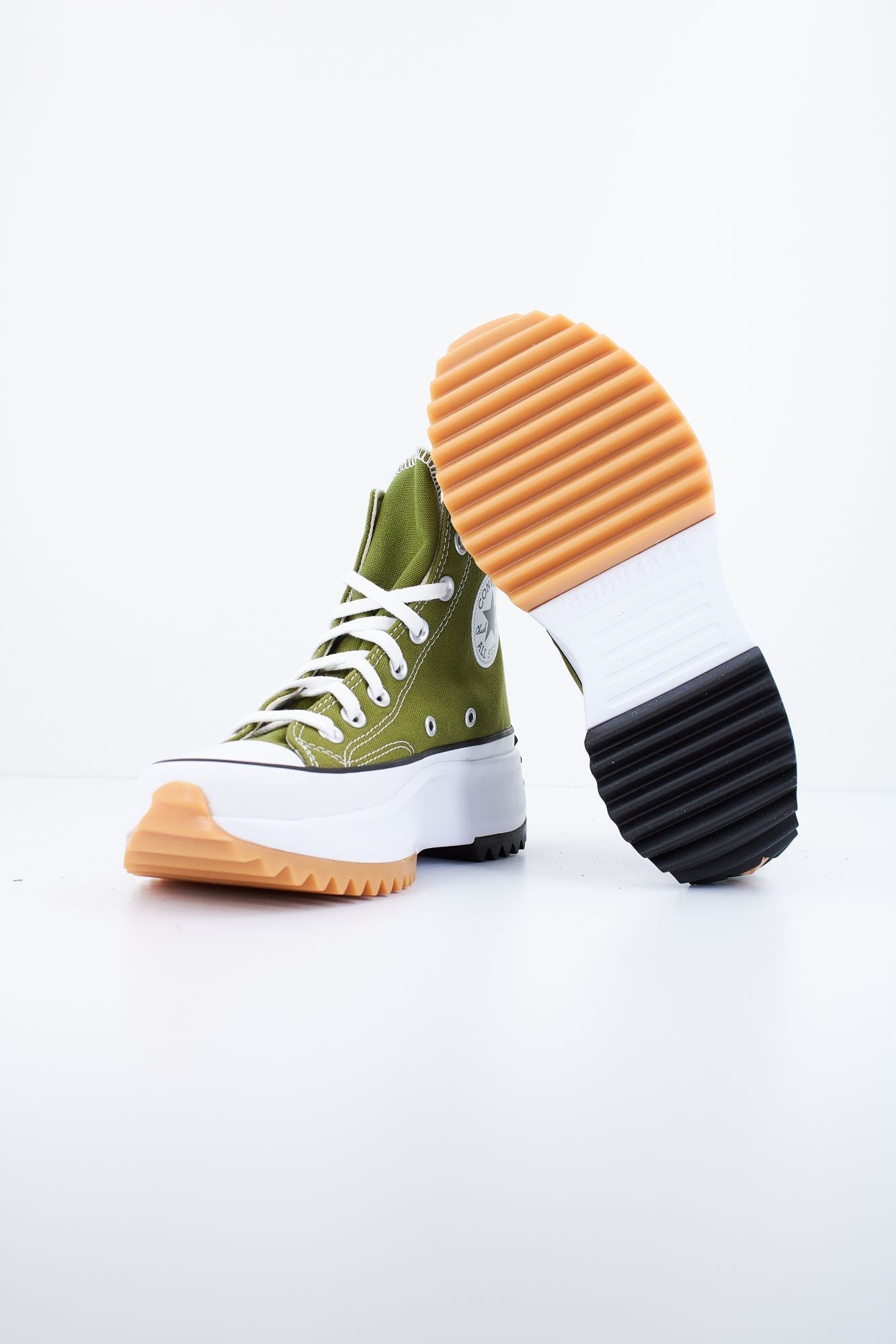 CONVERSE RUN STAR HIKER PLATFORM SEASONAL COLOR en color VERDE (4)