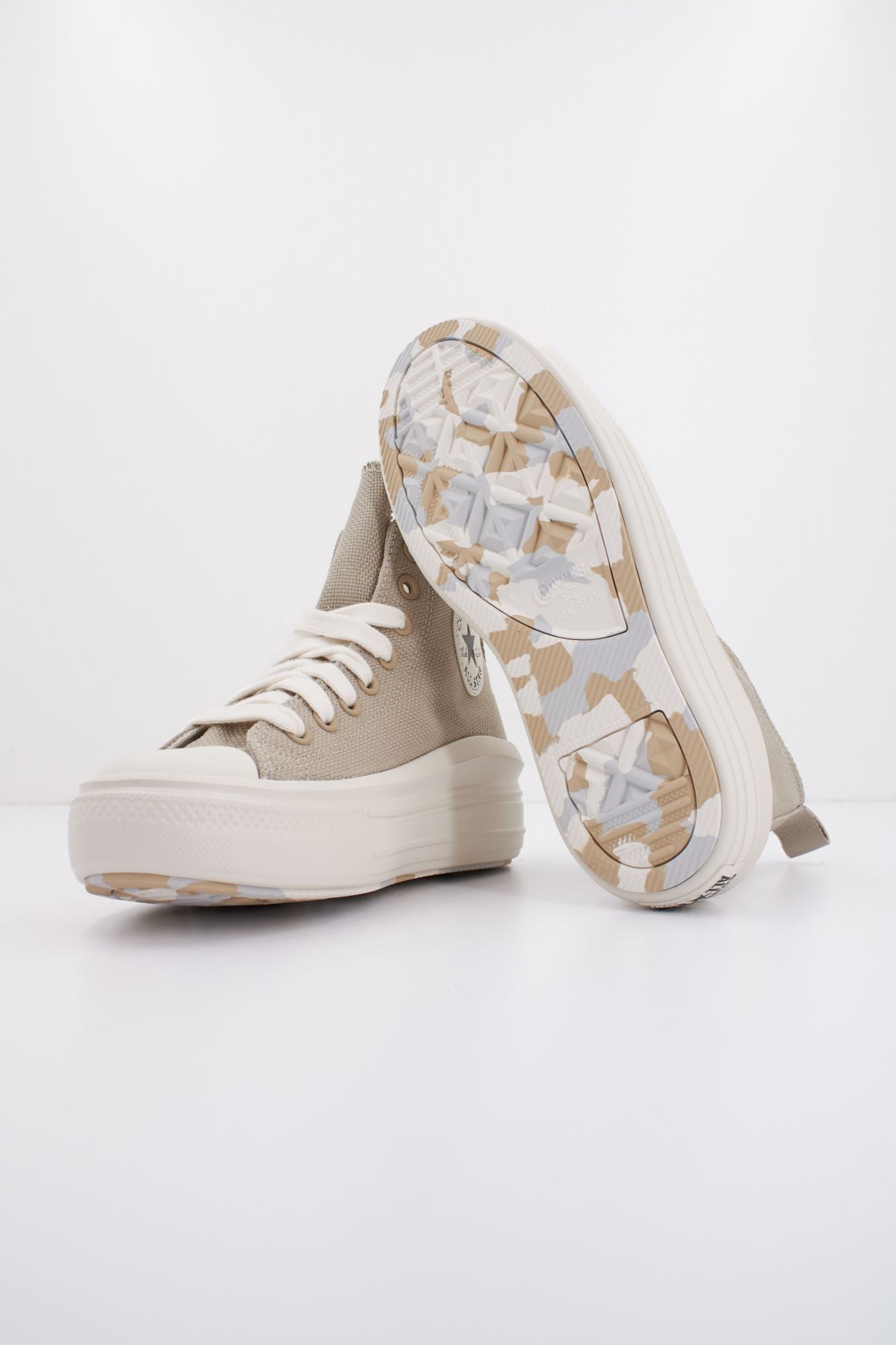 CONVERSE CHUCK TAYLOR ALL STAR MOVE HI en color MARRON CLARO (4)