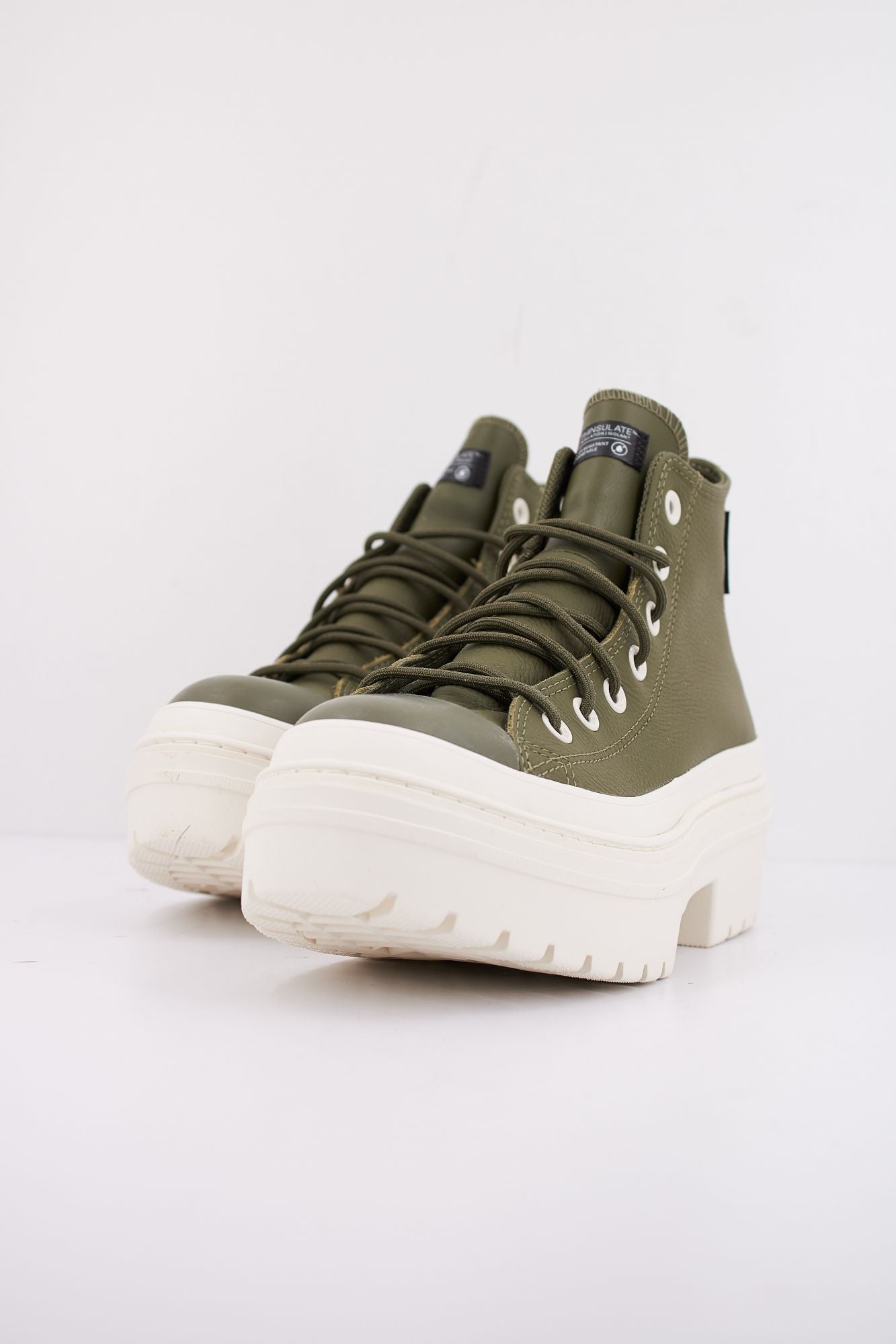 CONVERSE CHUCK TAYLOR ALL STAR LUGGED HEEL PLATFORM WATERPROOF en color VERDE (2)
