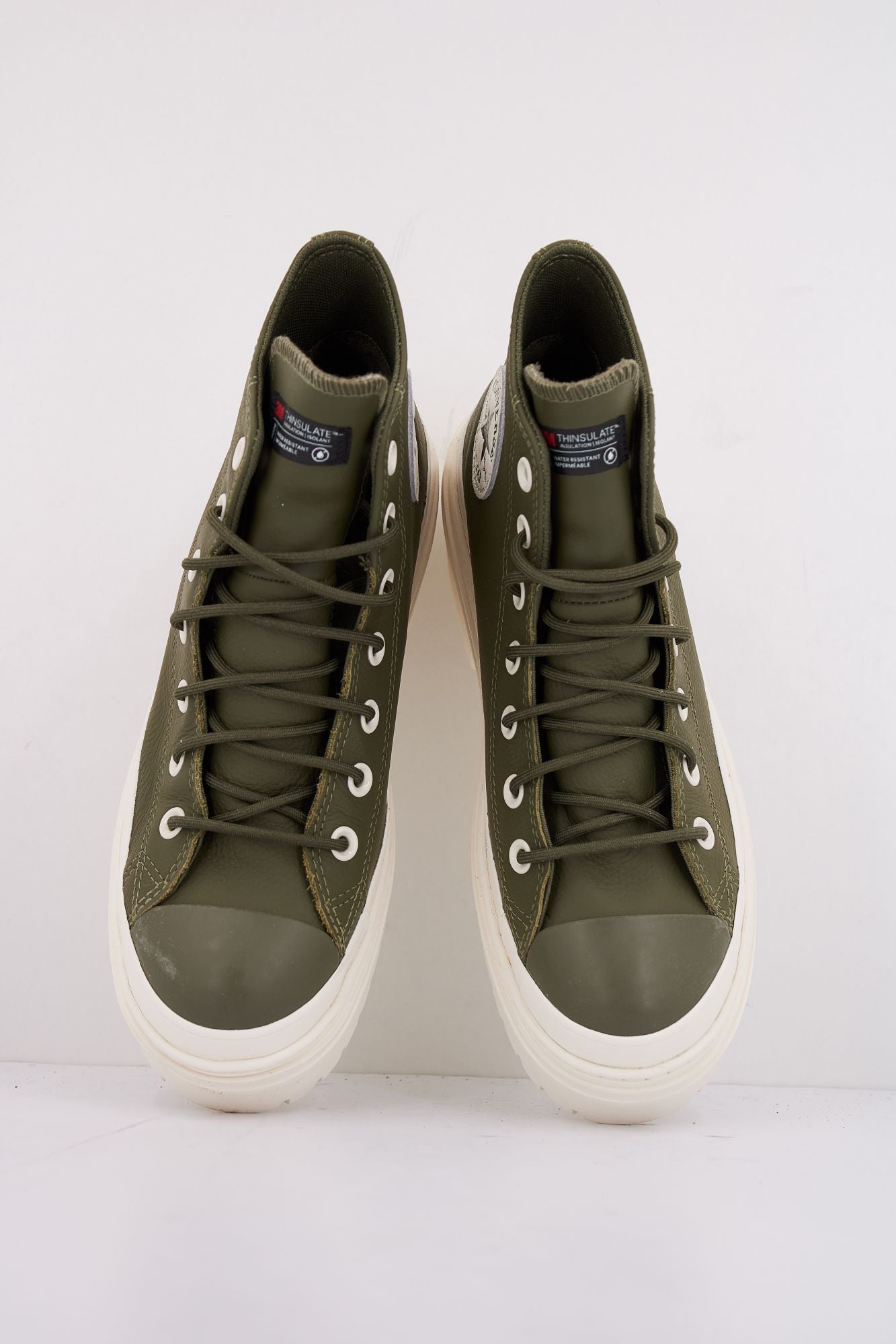 CONVERSE CHUCK TAYLOR ALL STAR LUGGED HEEL PLATFORM WATERPROOF en color VERDE (3)