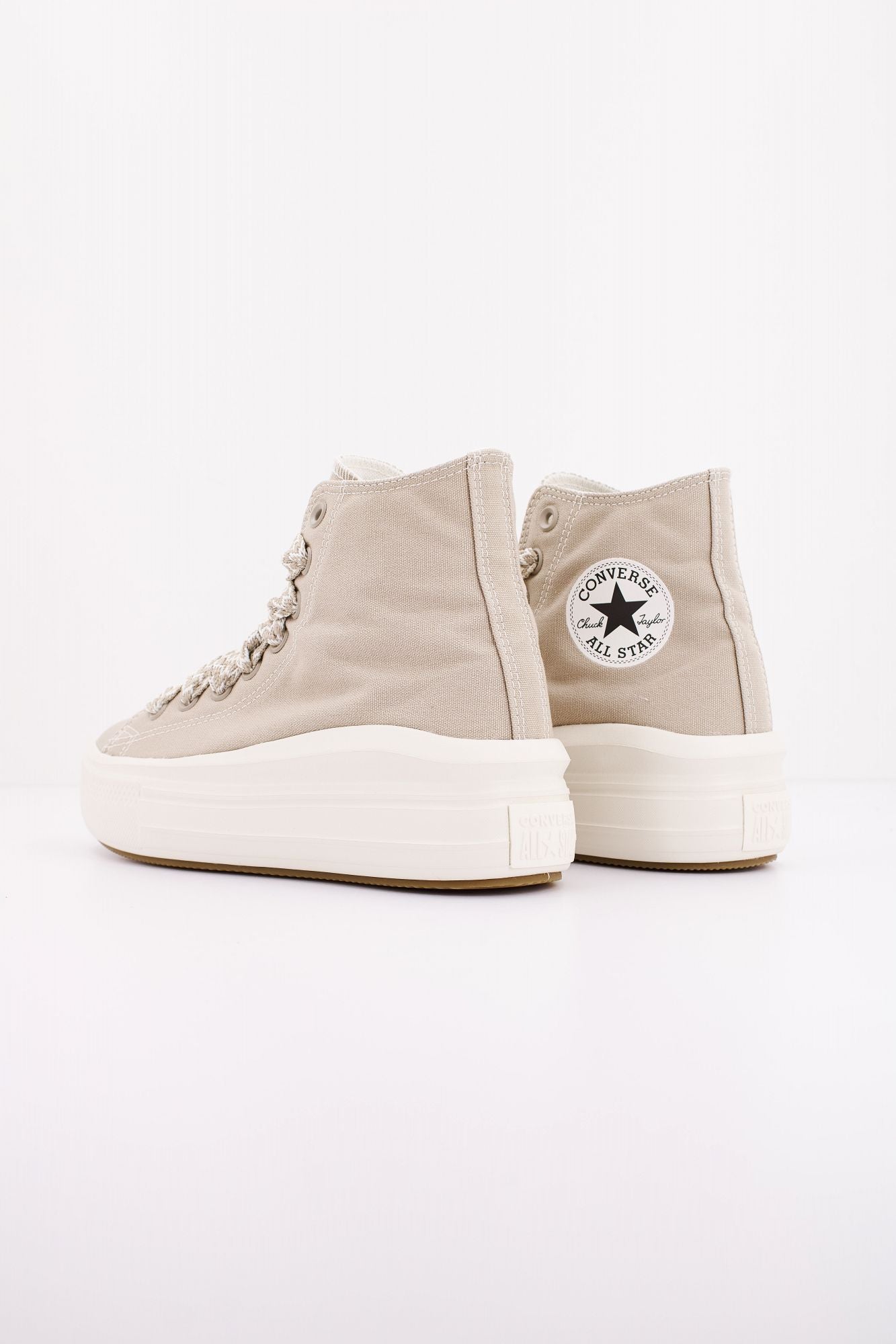 CONVERSE CHUCK TAYLOR ALL STAR MOVE HI en color MARRON CLARO (4)