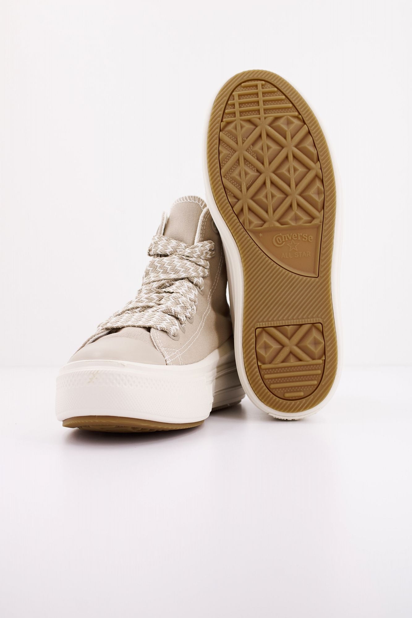 CONVERSE CHUCK TAYLOR ALL STAR MOVE HI en color MARRON CLARO (5)