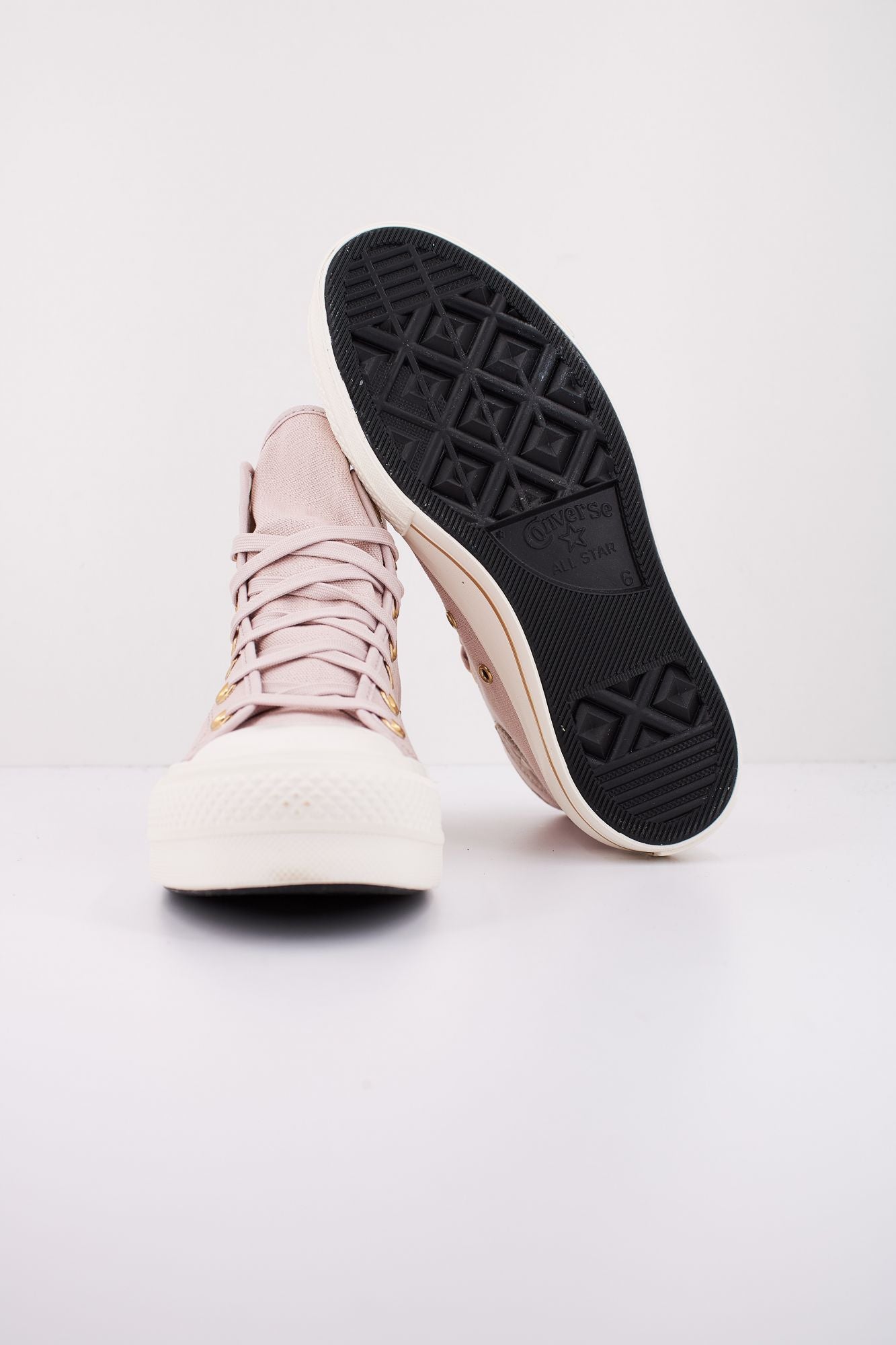 CONVERSE CHUCK TAYLOR ALL STAR LIFT HI FLUSH en color ROSA (5)