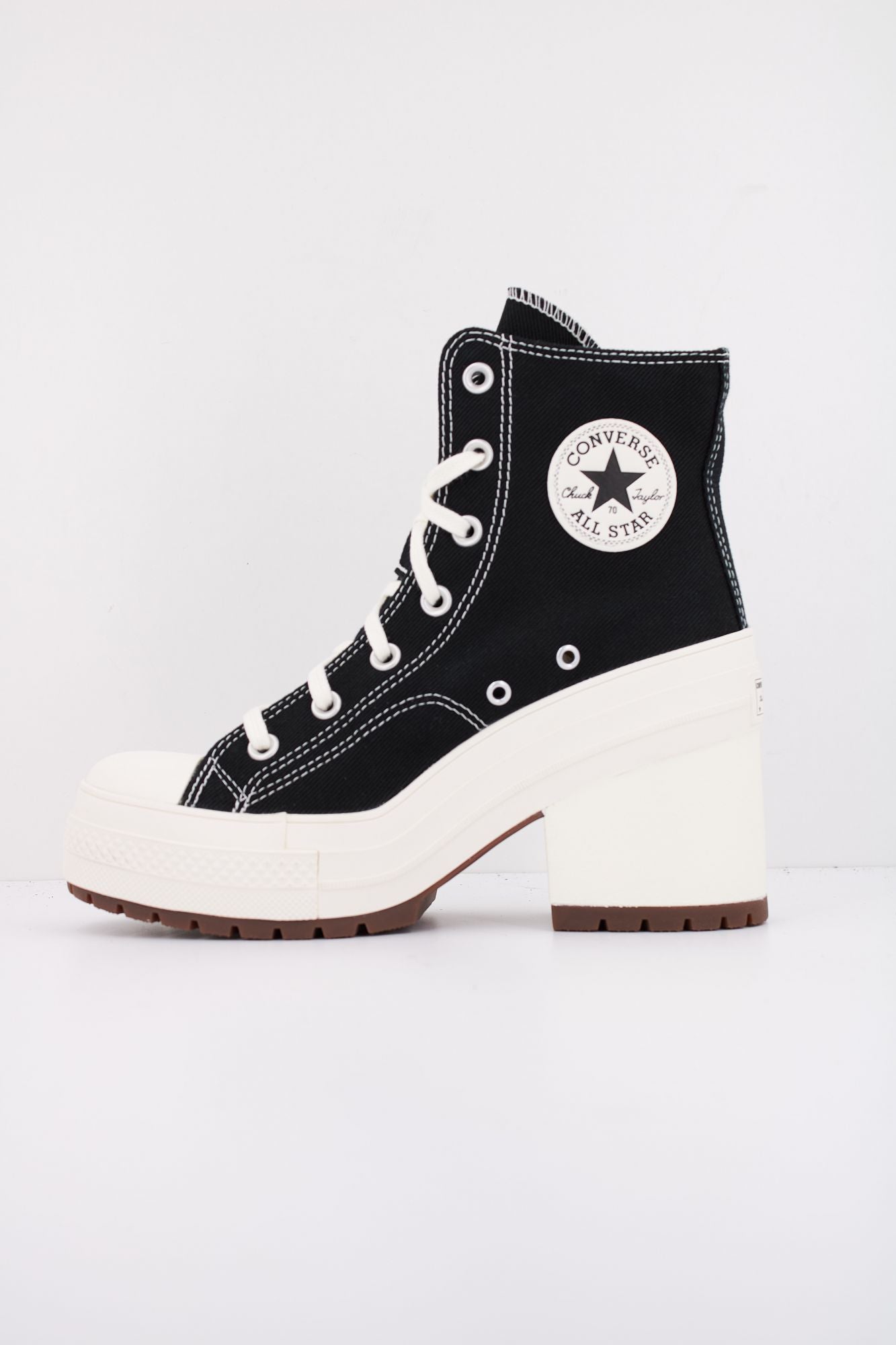 CONVERSE CHUCK 70 DE LUXE HEEL en color NEGRO (1)