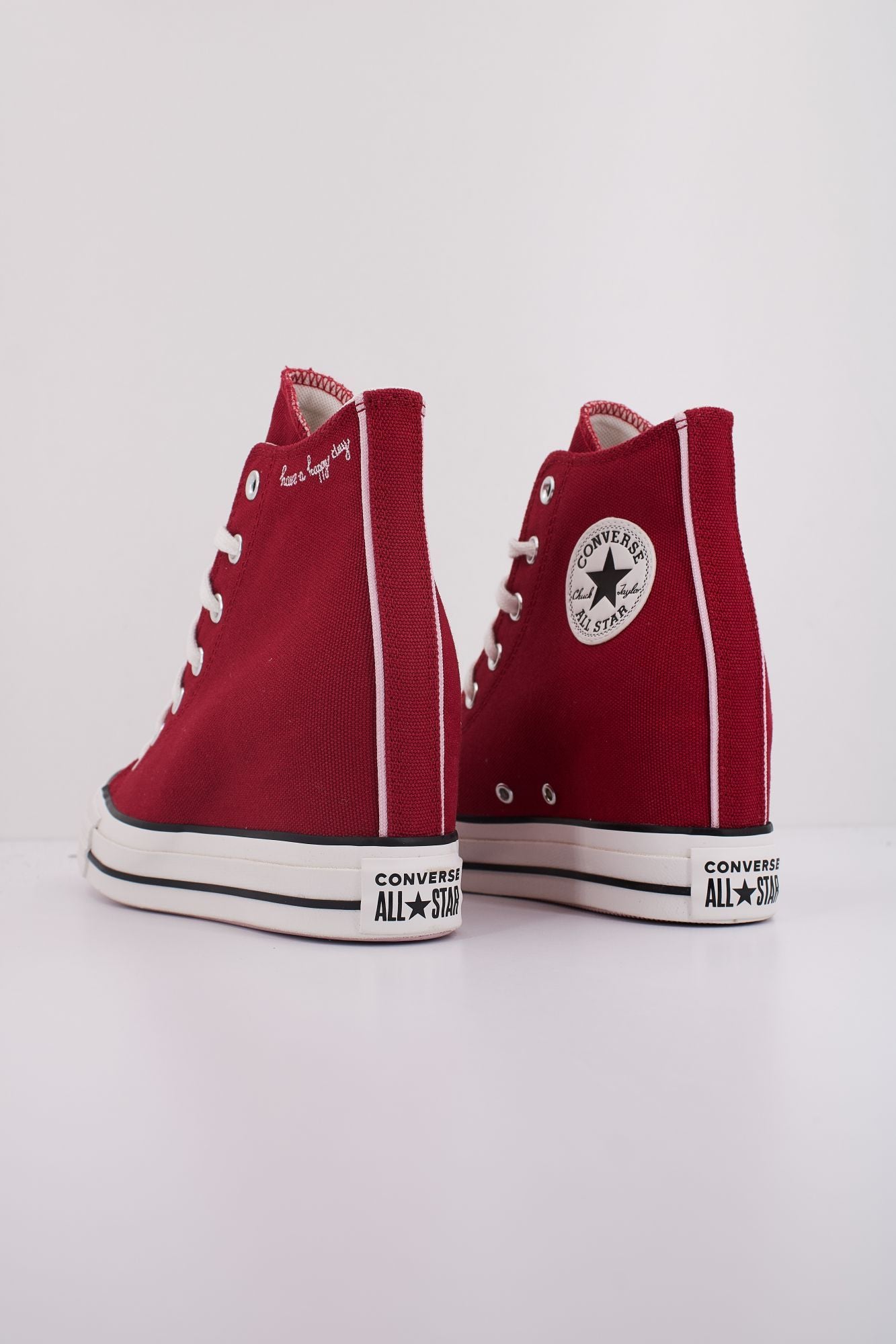 CONVERSE CHUCK TAYLOR ALL STAR WEDGE en color BURDEOS (4)