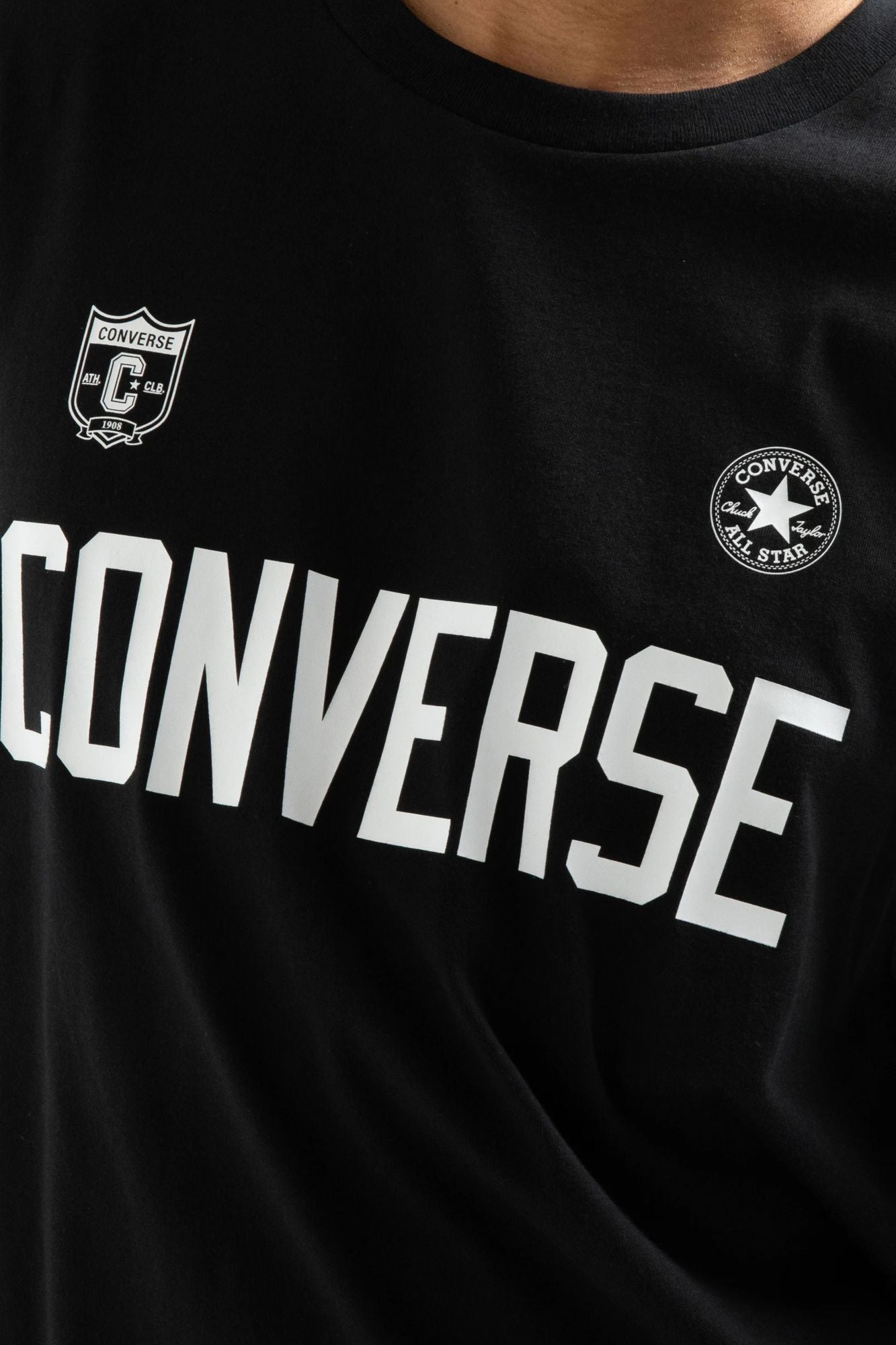 CONVERSE  RETRO CHUCK SOCCER T SHIRT en color NEGRO (3)