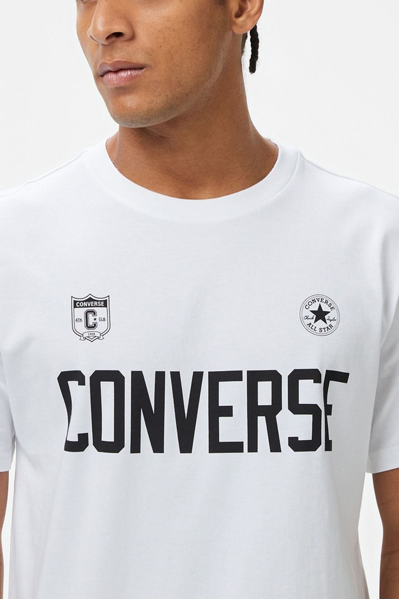 CONVERSE  RETRO CHUCK SOCCER T SHIRT en color BLANCO (3)