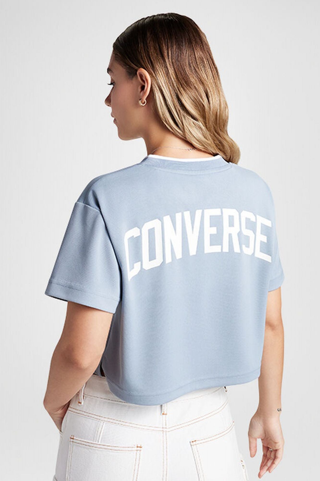CONVERSE CHUCK TAYLOR BOXY RAGLAN T-SHIRT en color AZUL (2)