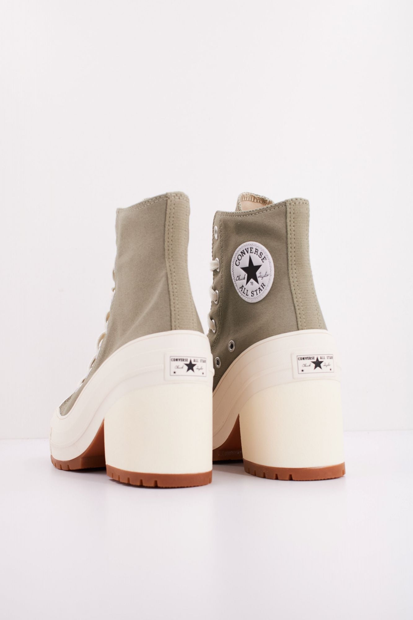 CONVERSE CHUCK TAYLOR ALL STAR 70 DE LUXE HEEL HI en color VERDE (4)
