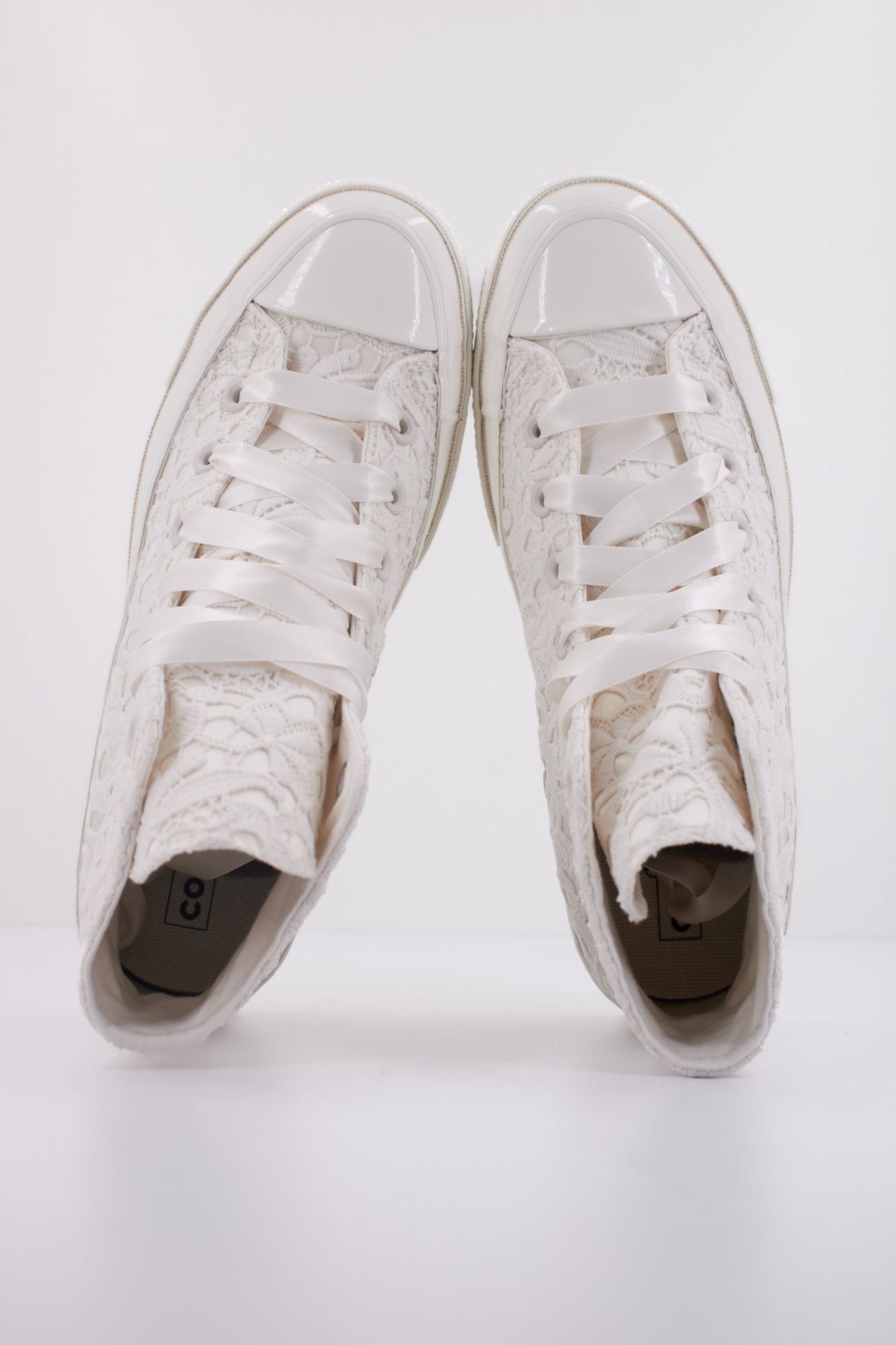 CONVERSE CHUCK 70 CROCHETED SATIN en color BLANCO (3)