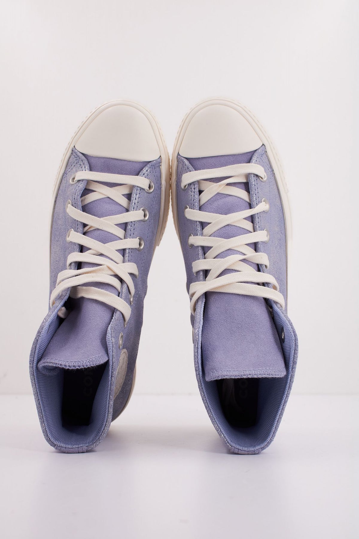 CONVERSE CHUCK TAYLOR ALL STAR LIFT SUEDE SHIMMER A11549C en color VIOLETA (3)