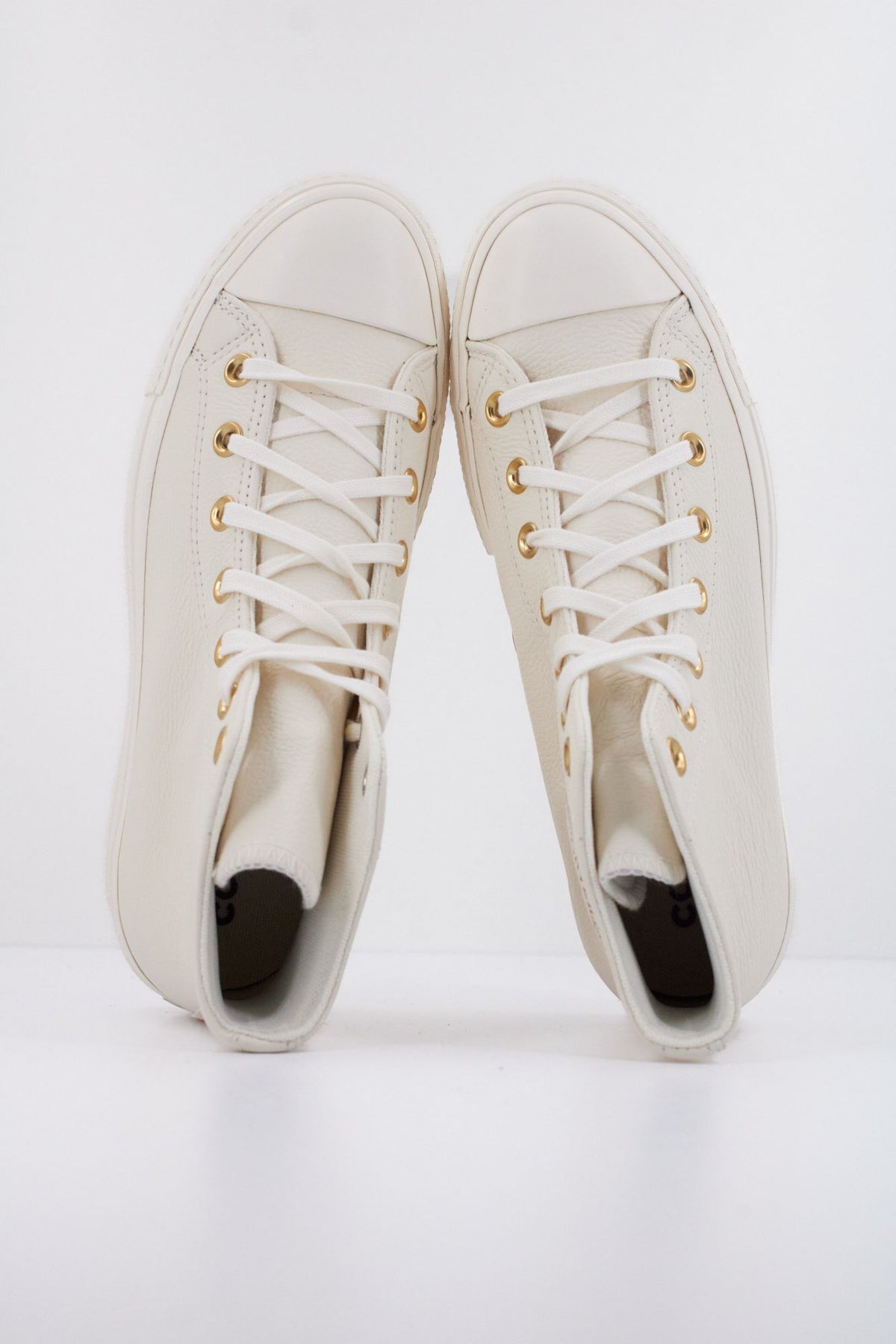 CONVERSE CHUCK TAYLOR ALL STAR LIFT LEATHER A12764C en color BLANCO (3)