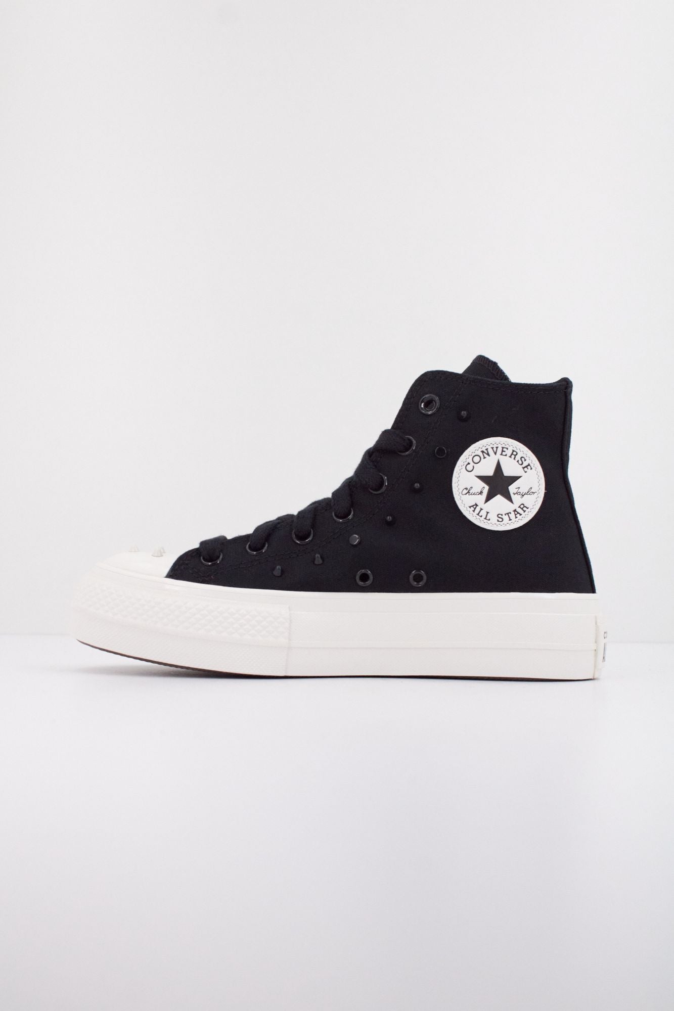 CONVERSE  CHUCK TAYLOR ALL STAR LIFT  PLATFORM SPIKES en color NEGRO (1)