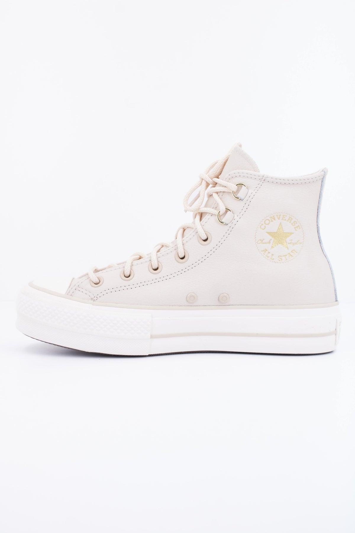 CONVERSE CHUCK TAYLOR ALL STAR LIFT LEATHER A14517C en color NUDE (1)