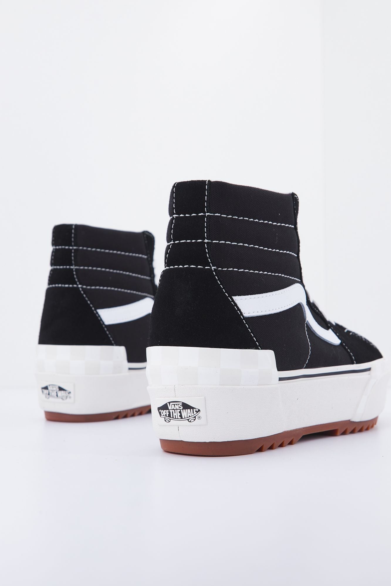 VANS UA SK8-HI  STACKED HI en color NEGRO (4)
