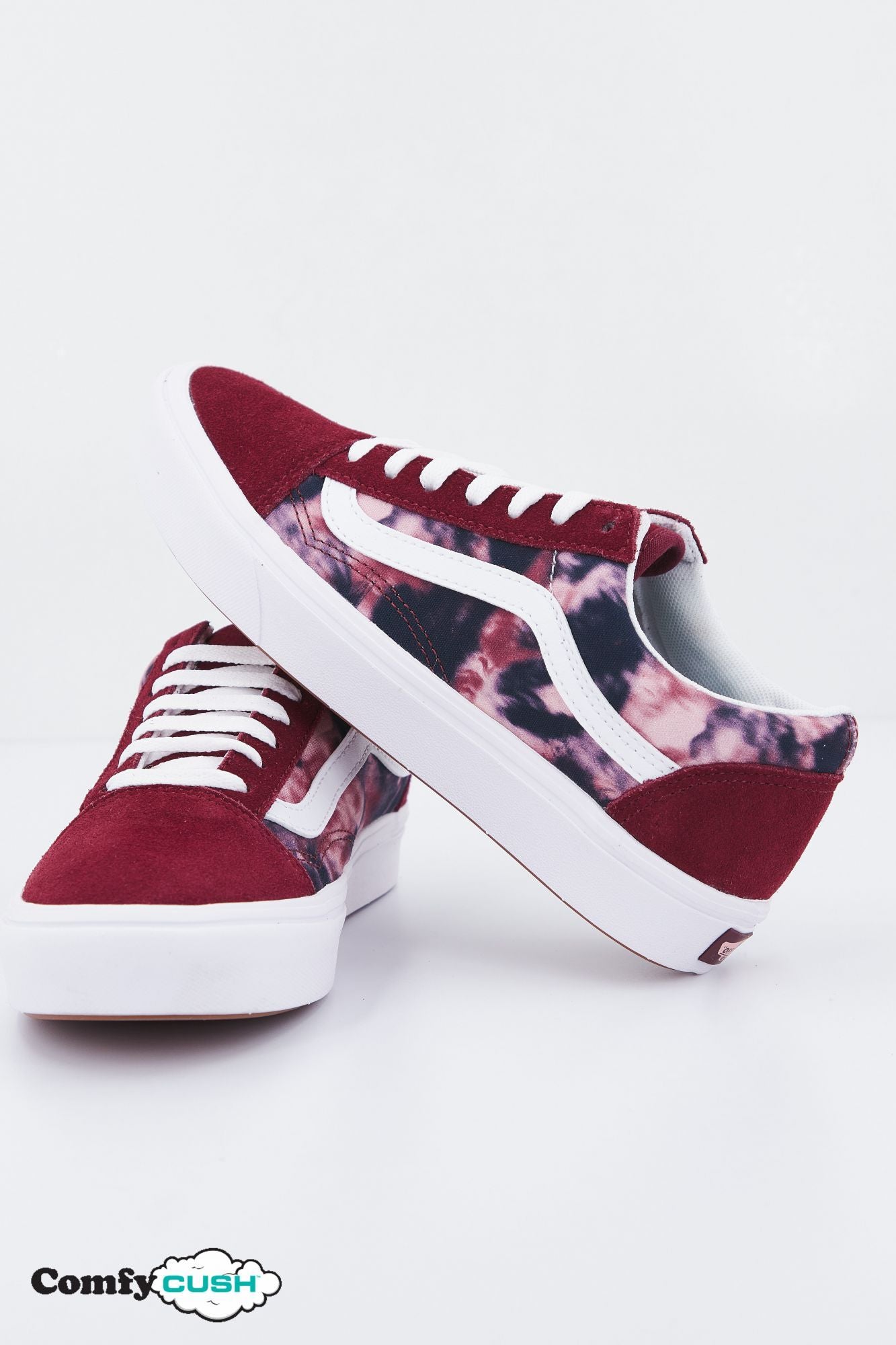 VANS COMFYCUSH OLD SKOOL en color BURDEOS (1)