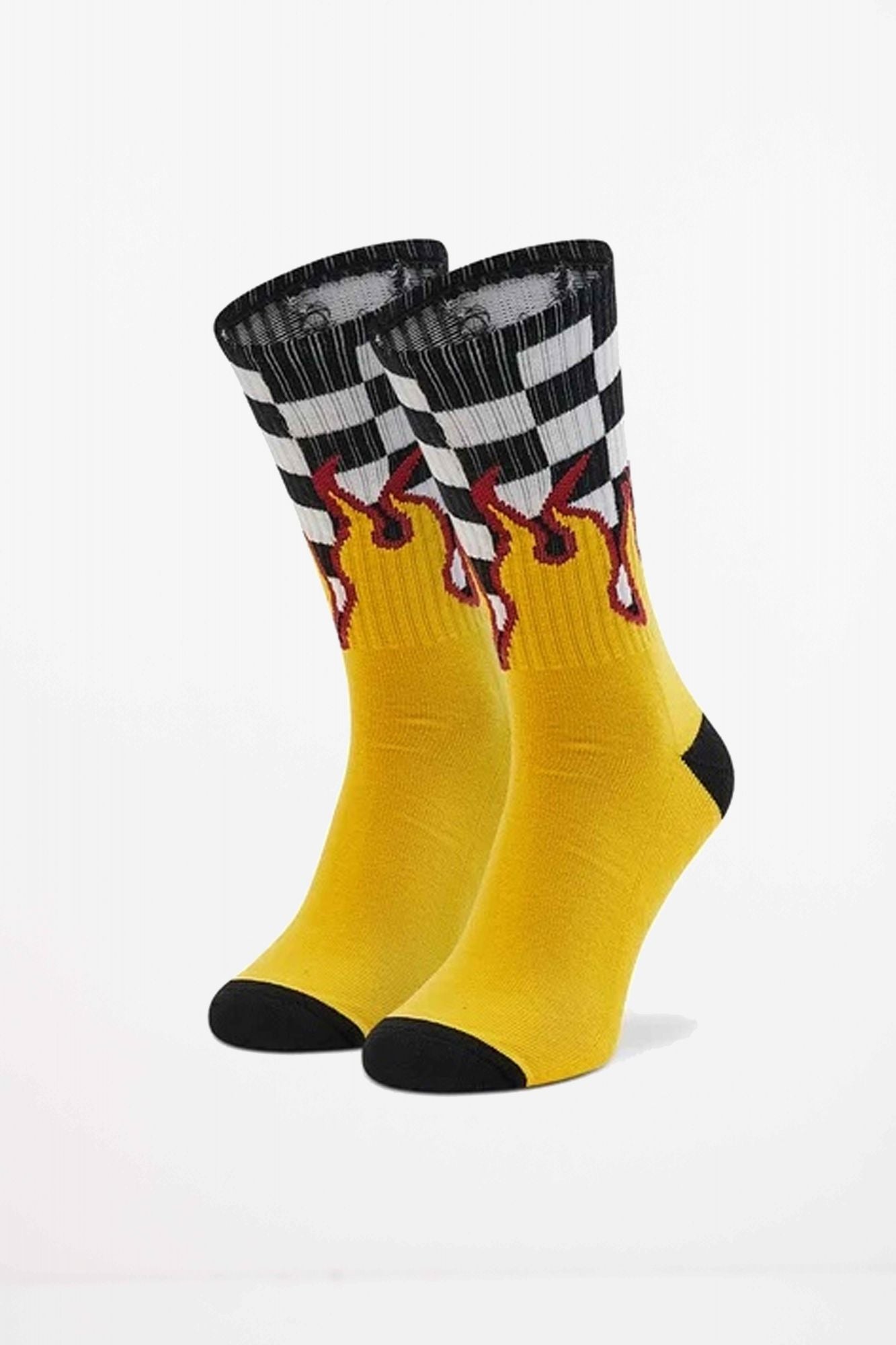 VANS MN FLAME CHECK CREW en color AMARILLO (3)
