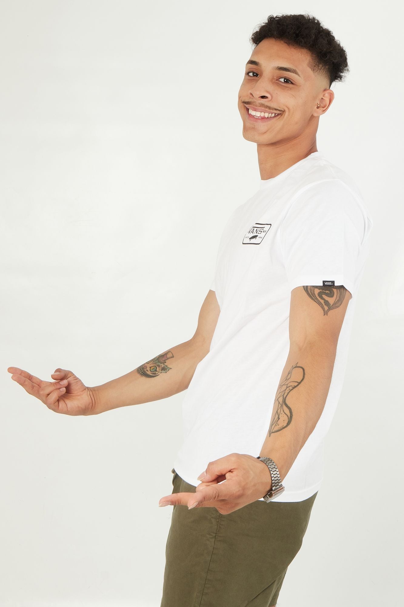 VANS  FULL PATCH BACK SS en color BLANCO (2)