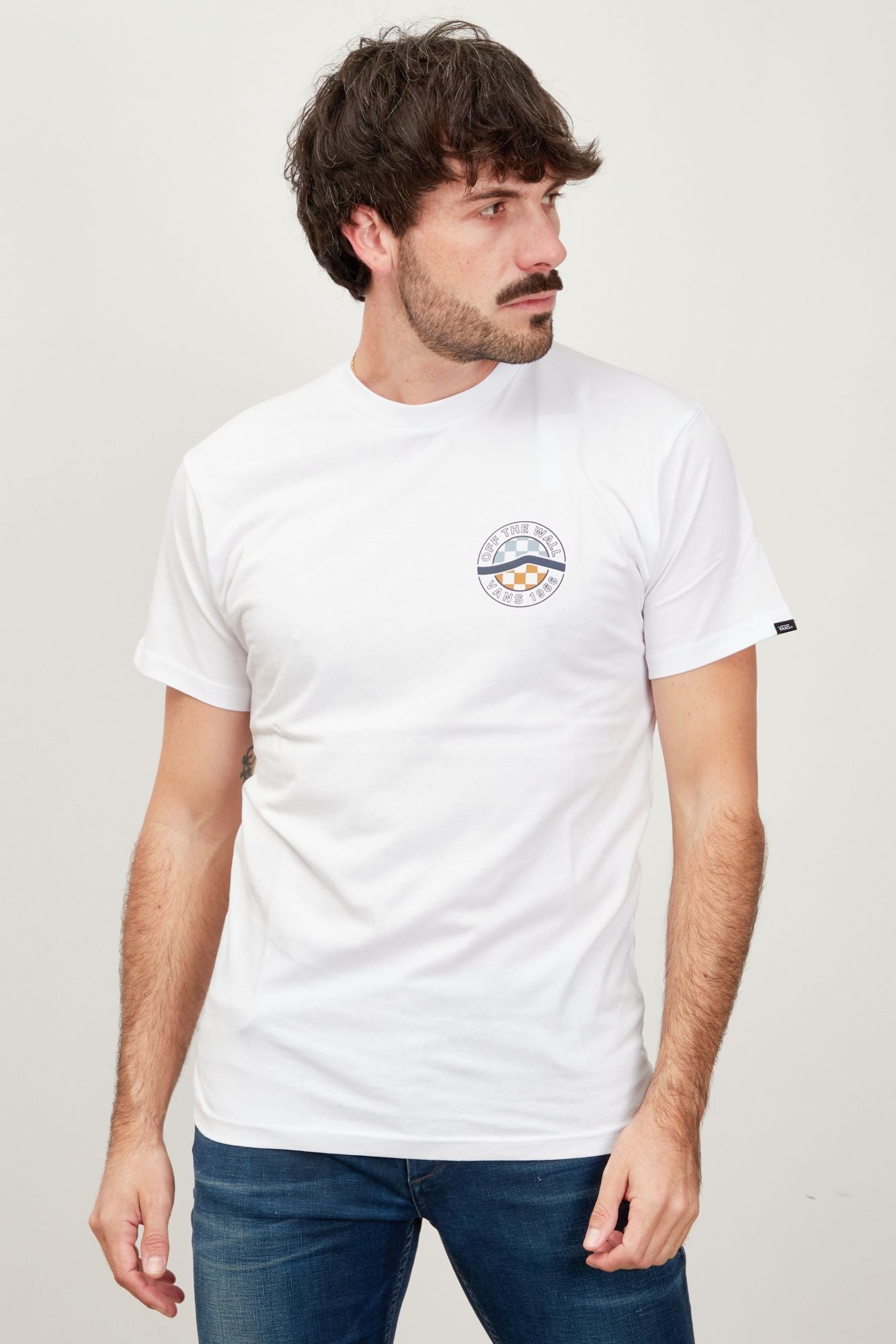 VANS CIRCLE SIDESTRIPE en color BLANCO (2)