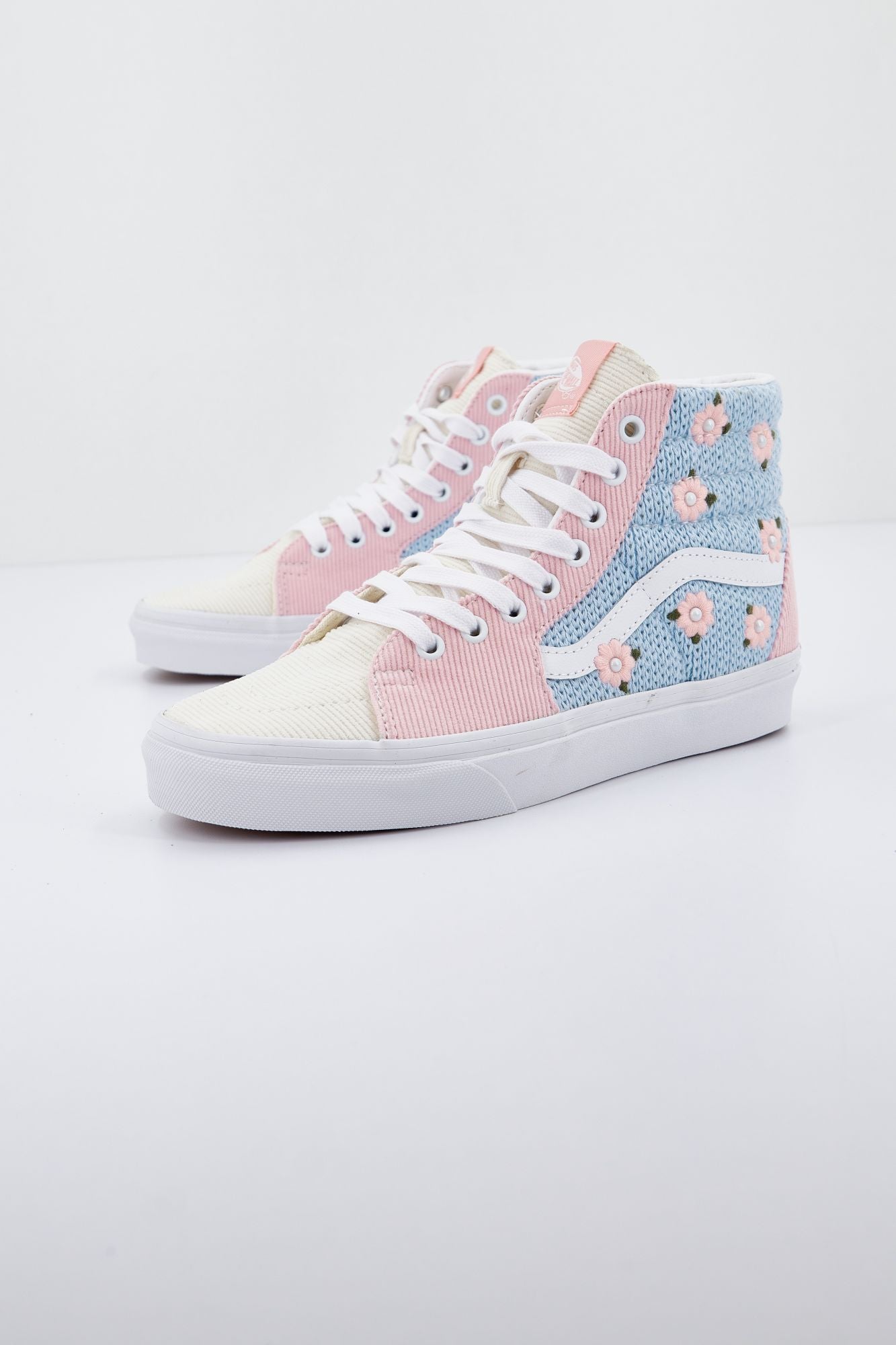 VANS  UA SK8-HI en color ROSA (2)