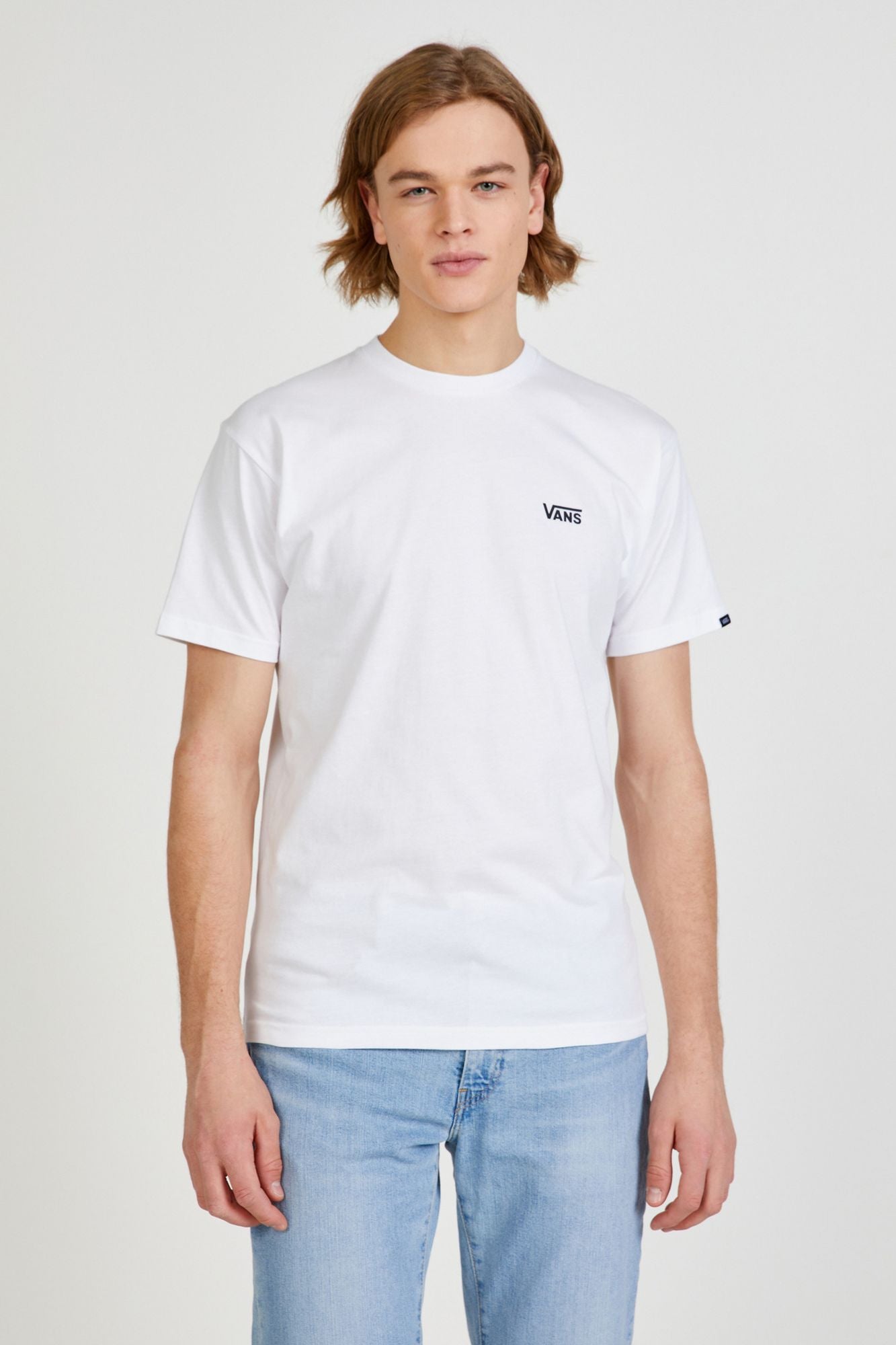 VANS LEFT CHEST LOGO TEE en color BLANCO (1)