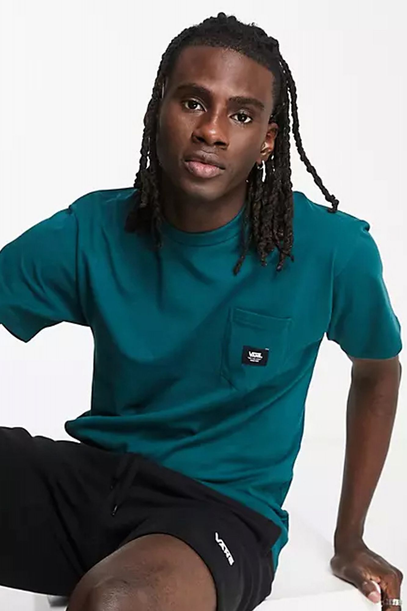 VANS WOVEN PATCH POCKET en color VERDE (1)