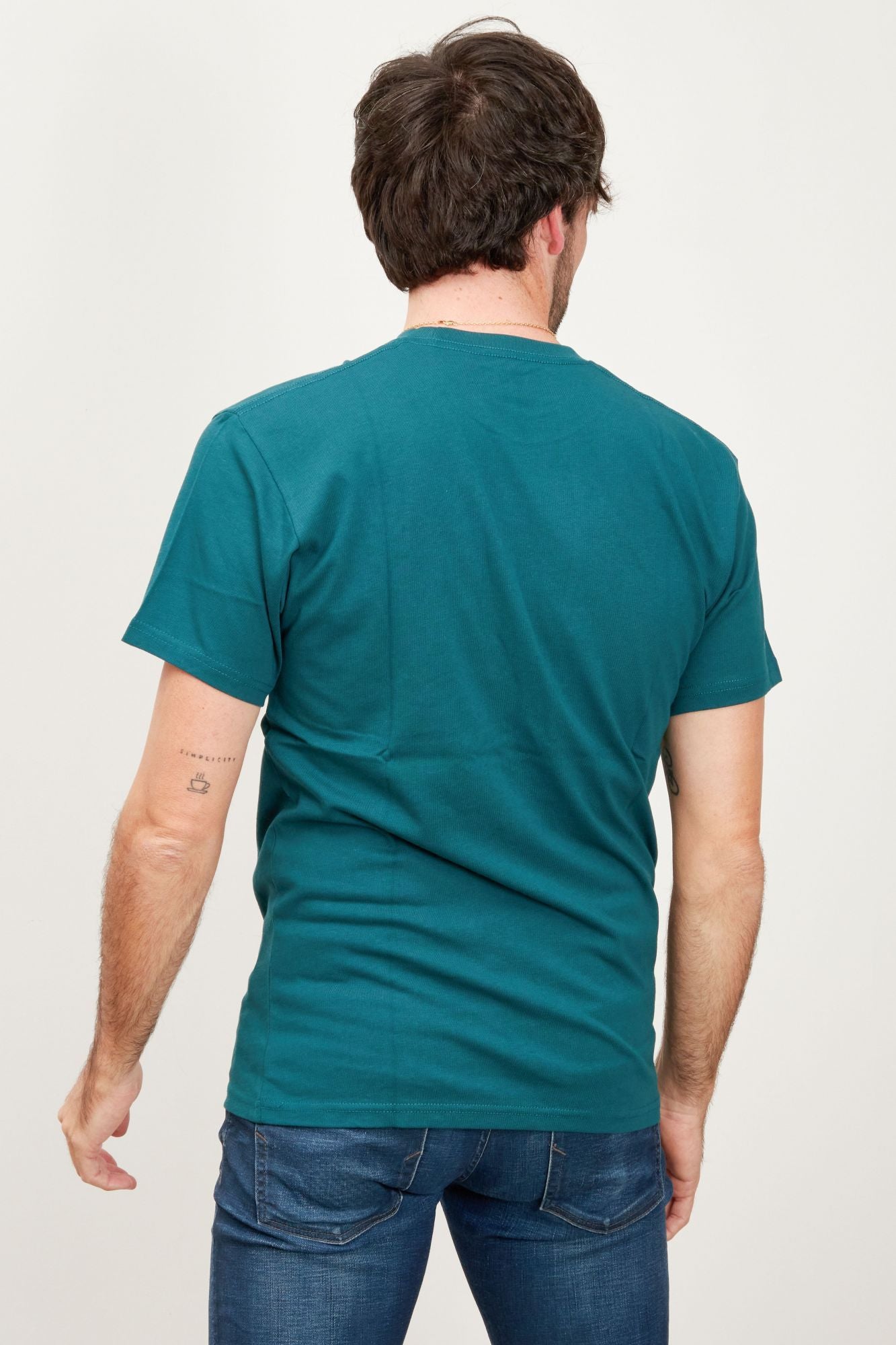 VANS WOVEN PATCH POCKET en color VERDE (4)