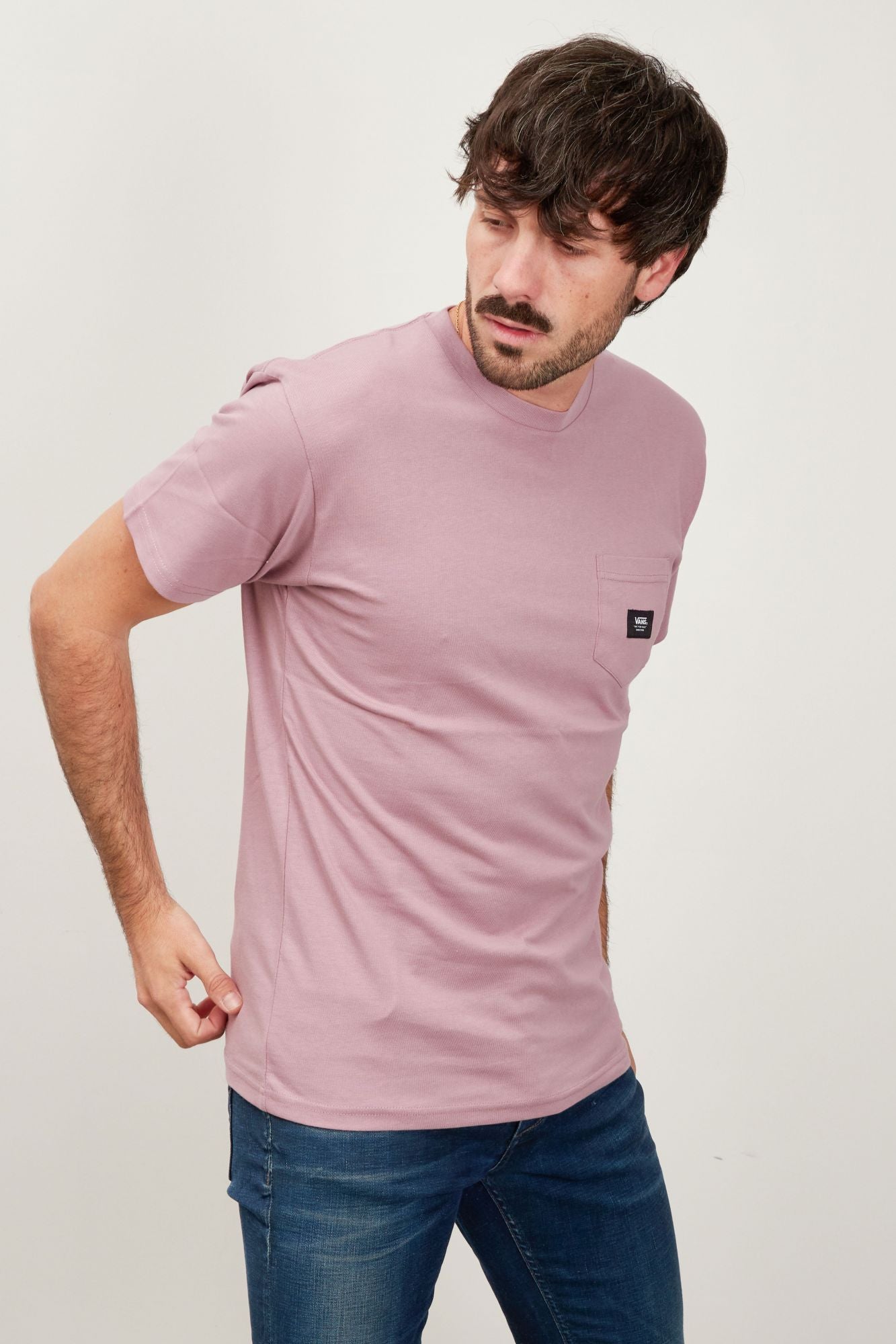 VANS WOVEN PATCH POCKET en color ROSA (2)