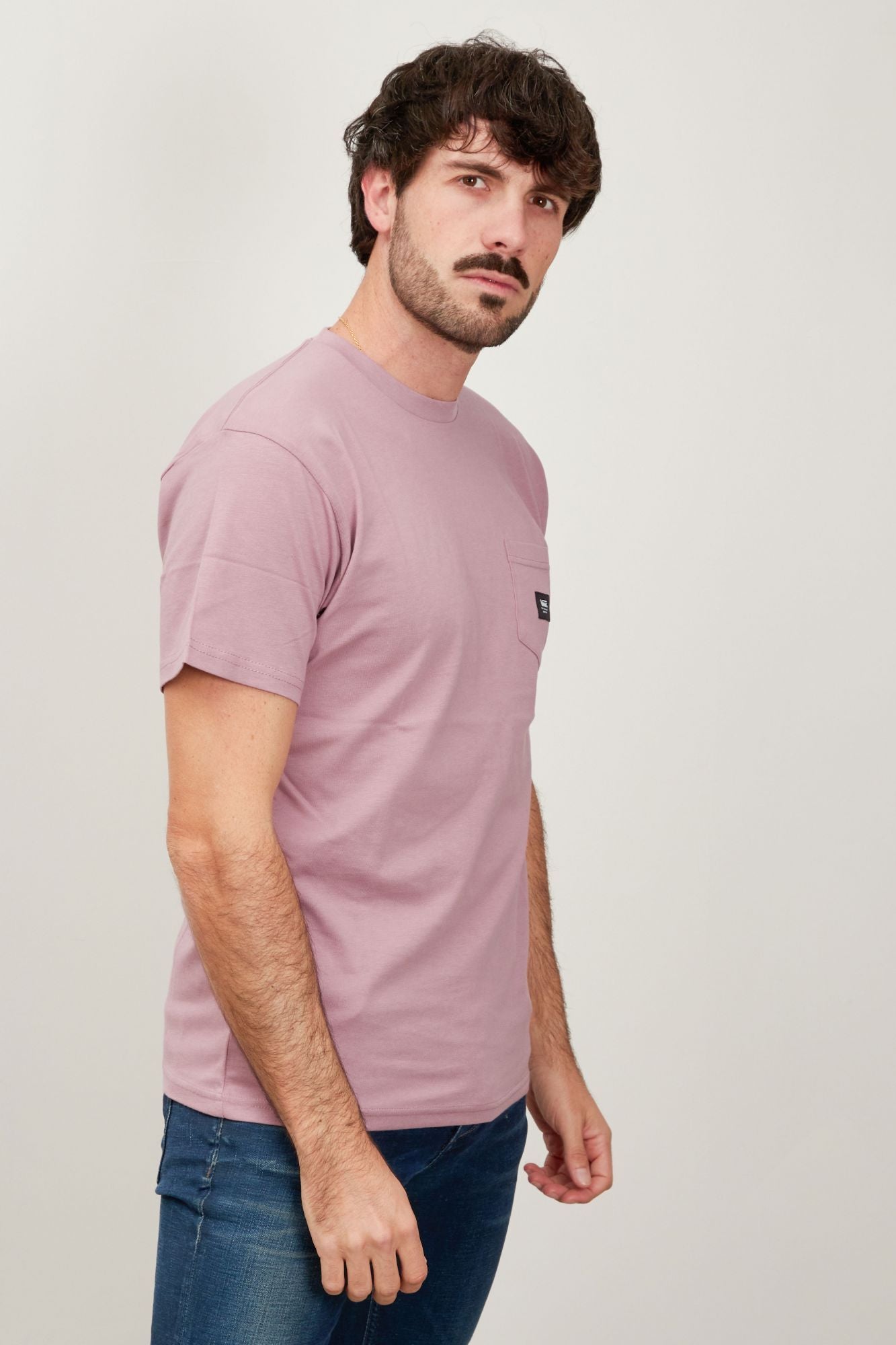 VANS WOVEN PATCH POCKET en color ROSA (3)