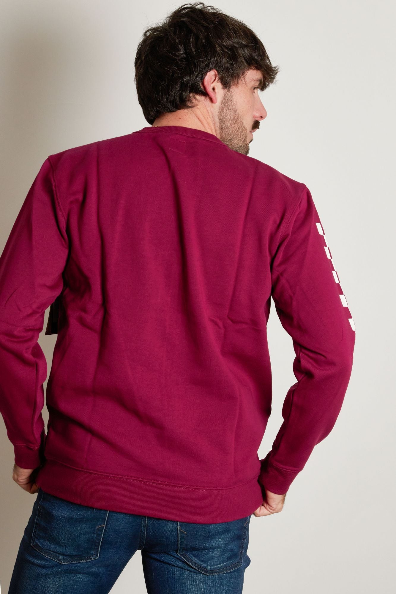 VANS VERSA STANDARD CREW en color BURDEOS (4)