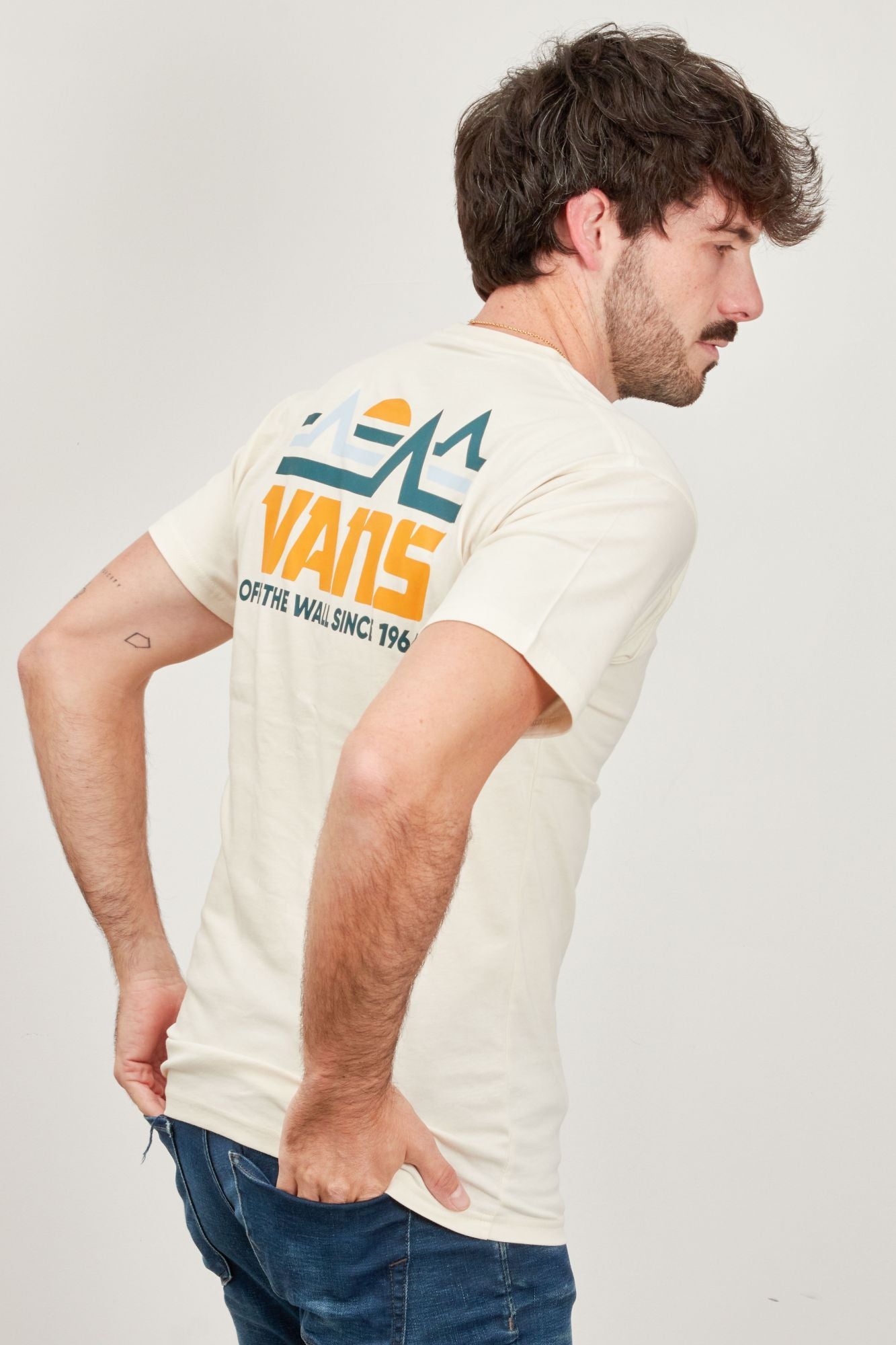 VANS VANS SS TEE en color BLANCO (3)