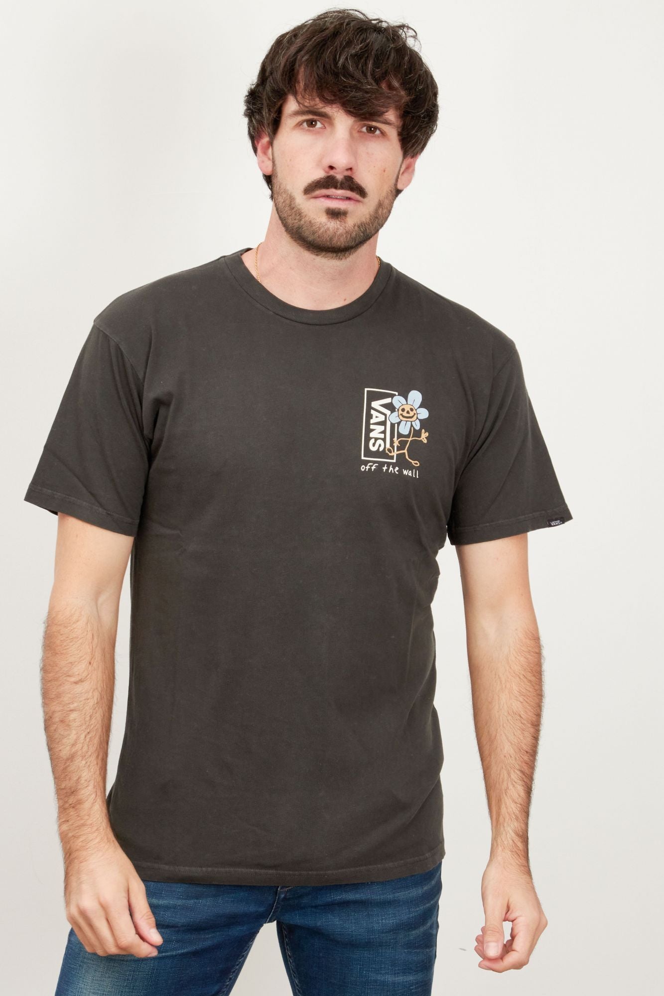 VANS TRIPPY GRIN FLORAL SS en color NEGRO (1)