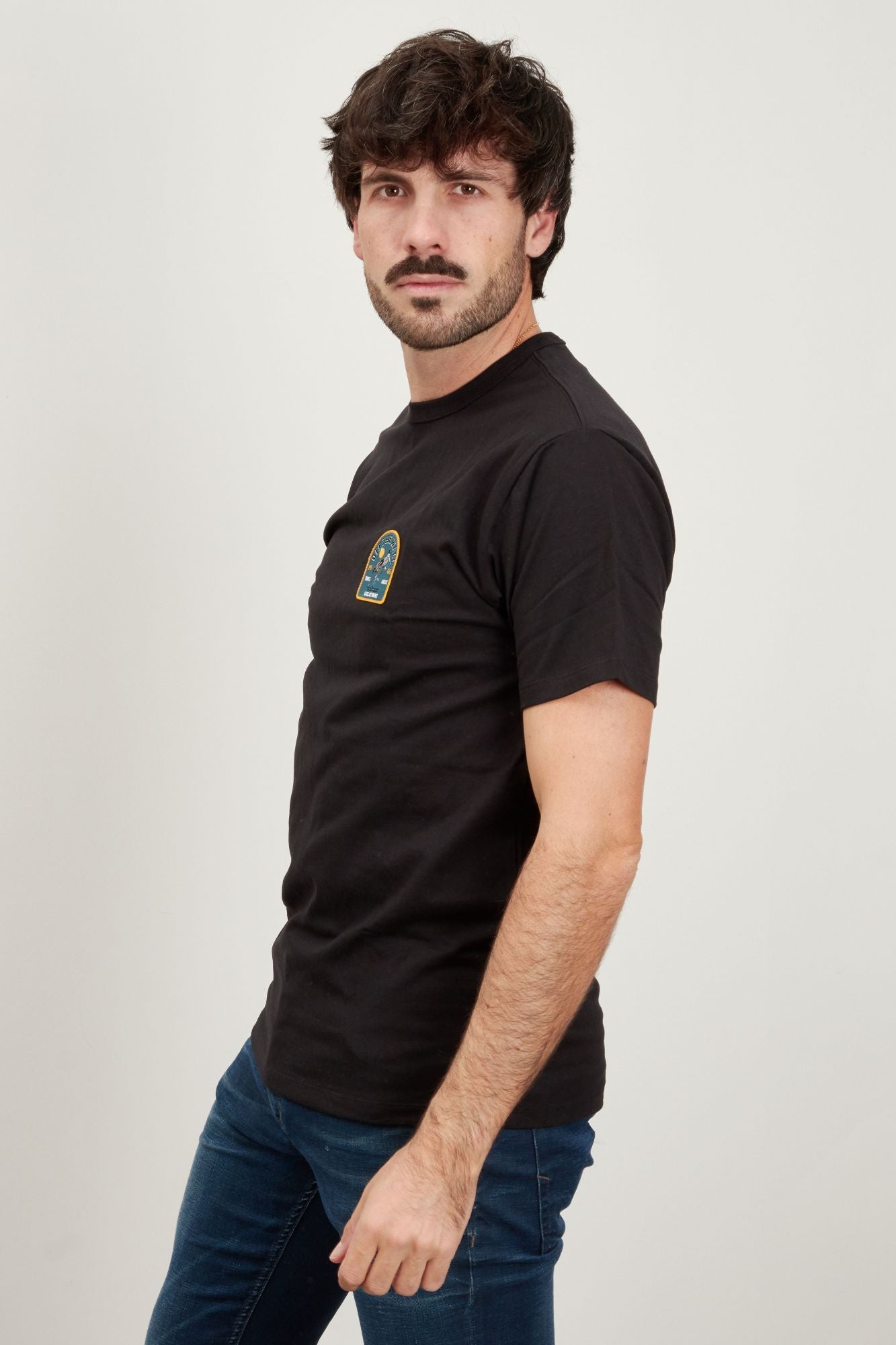 VANS OFF THE WALL FRONT PAT en color NEGRO (3)