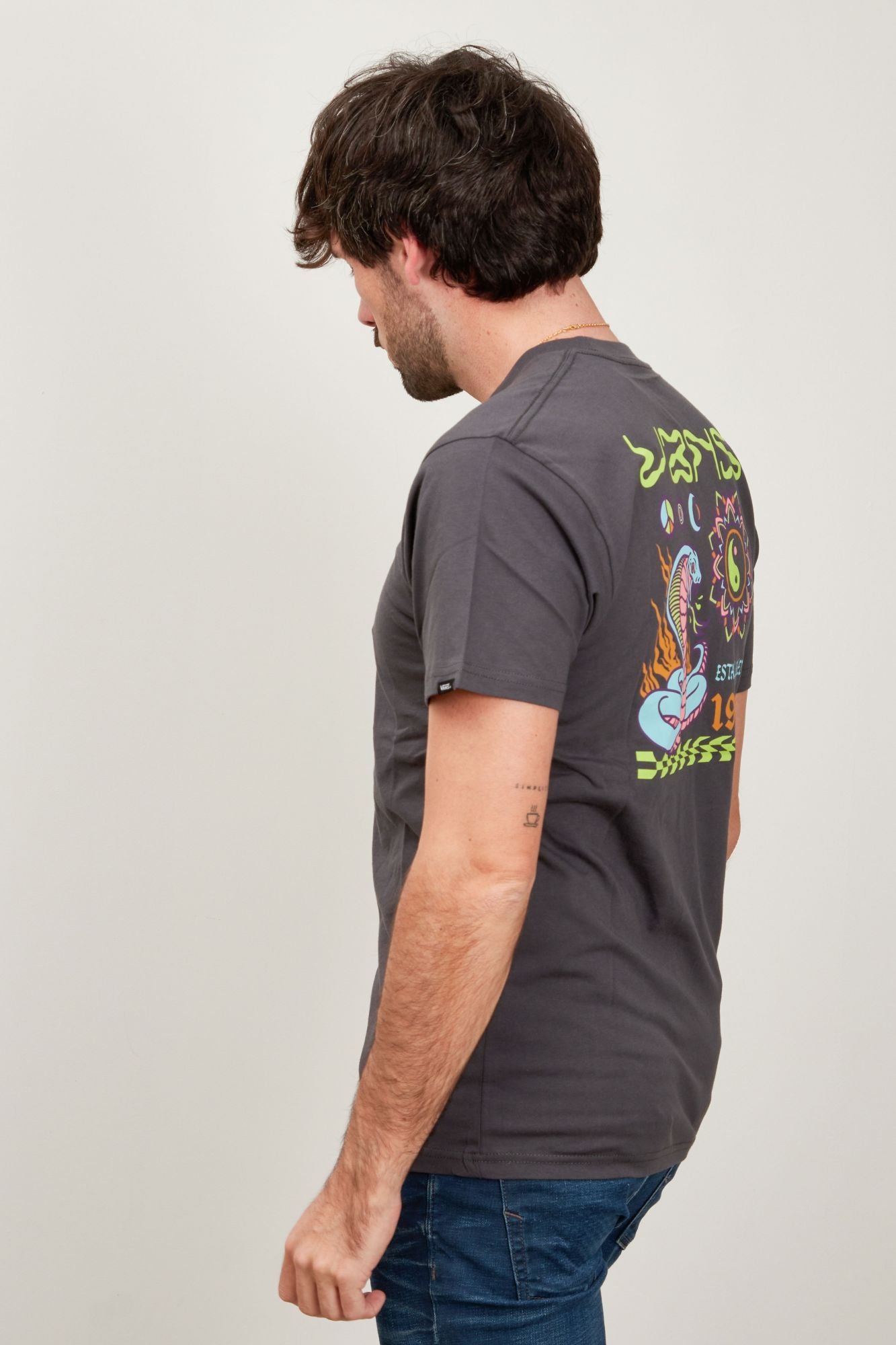 VANS WEIRD DREAMS SS en color MARRON (3)