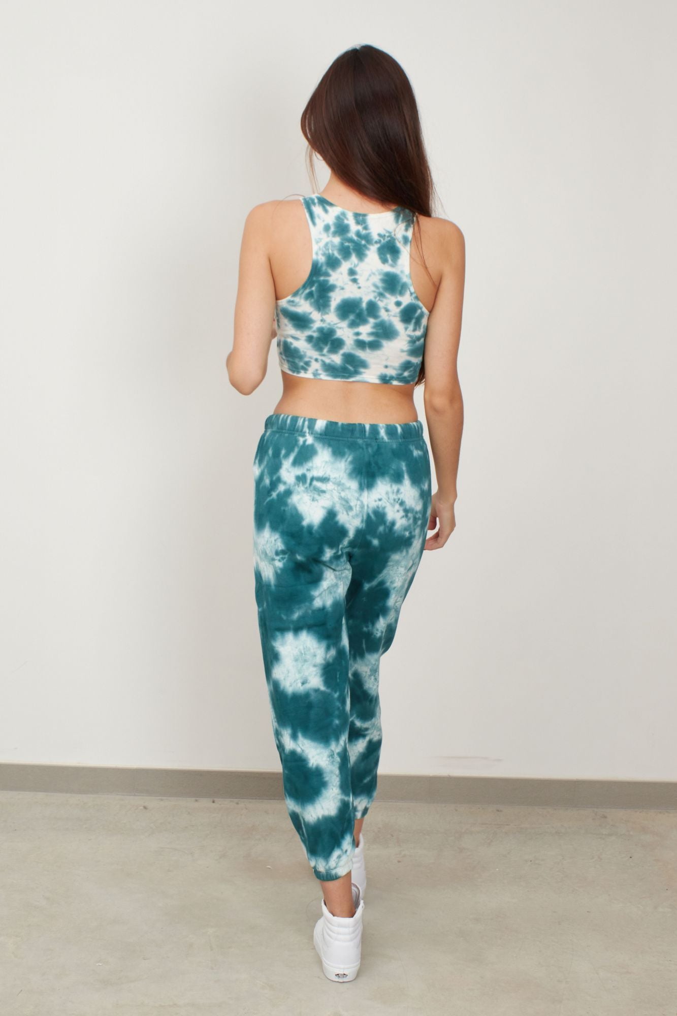 VANS LONGLINE RACERBACK WAS BRALETTE en color AZUL (4)