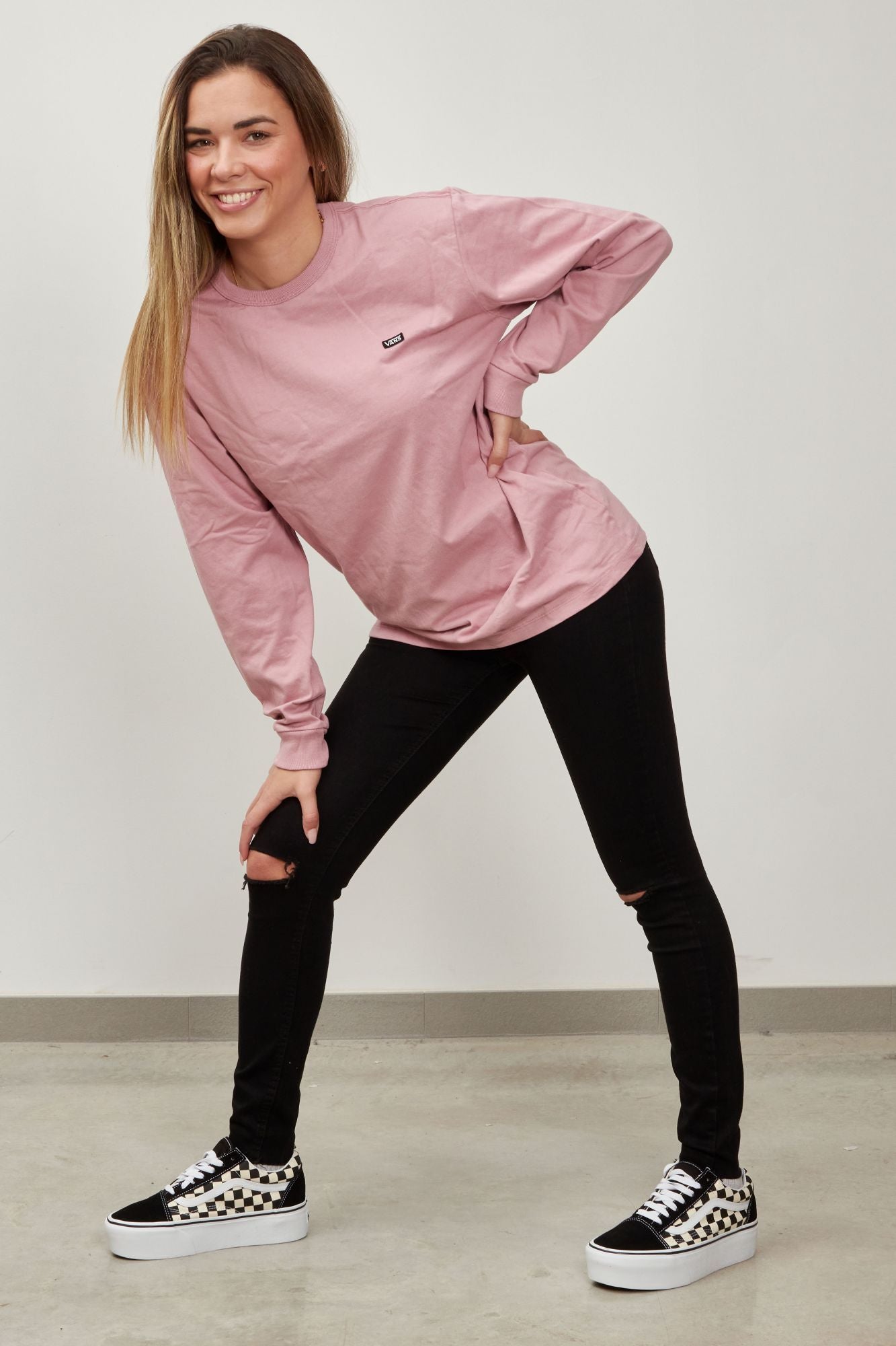 VANS WM LS OTW en color ROSA (2)