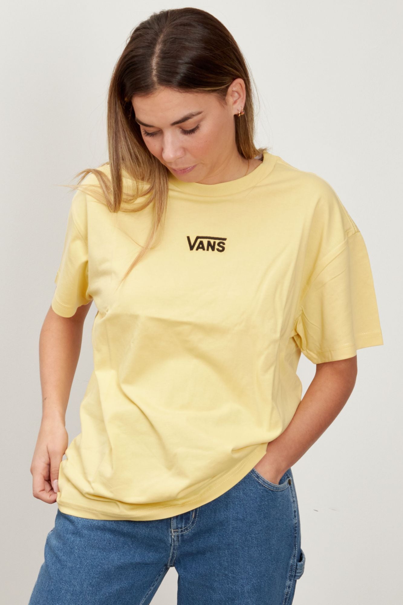 VANS FLYING V OVERSIZED en color AMARILLO (1)