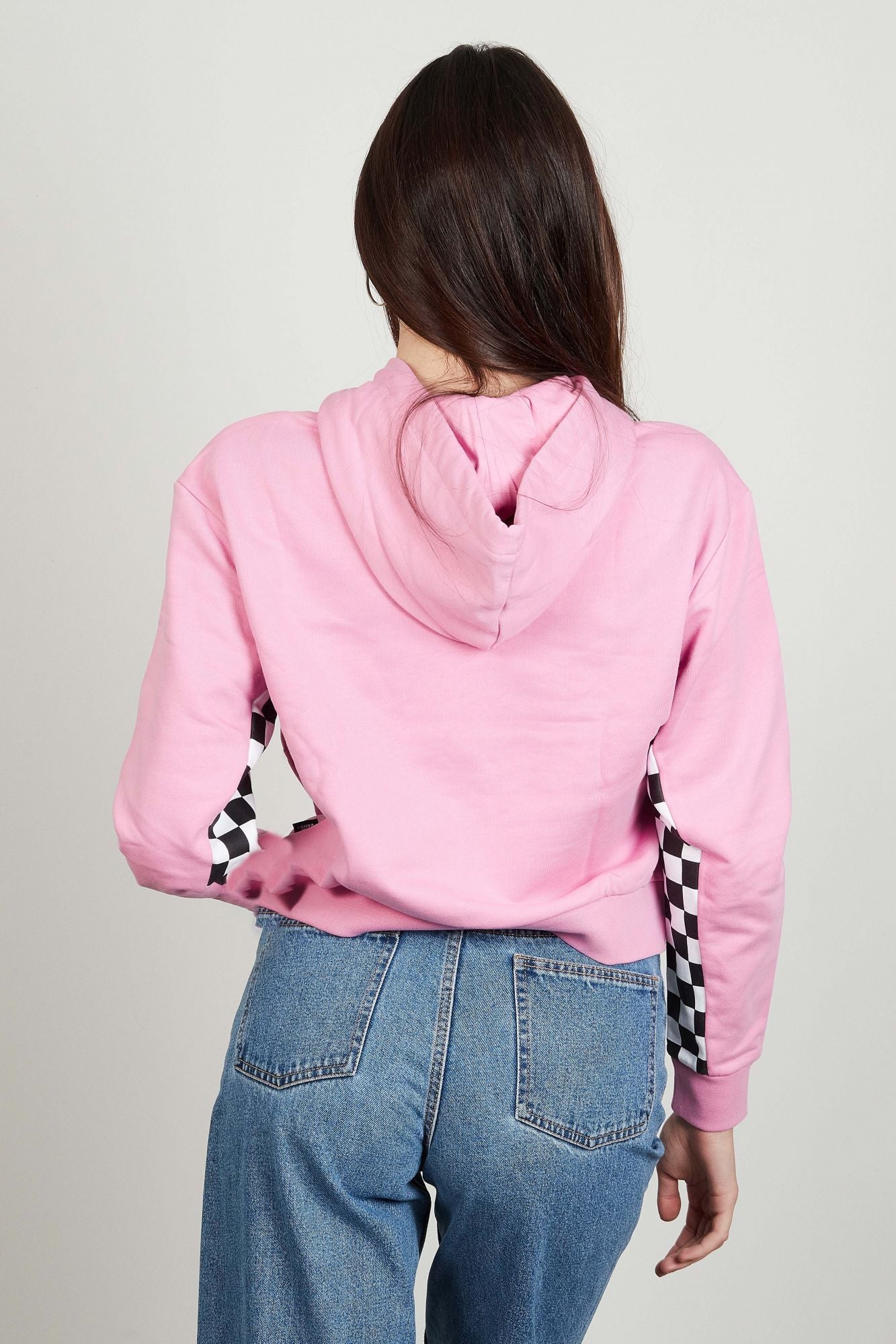 VANS BOOM BOOM CHECK IT HOODIE en color ROSA (3)
