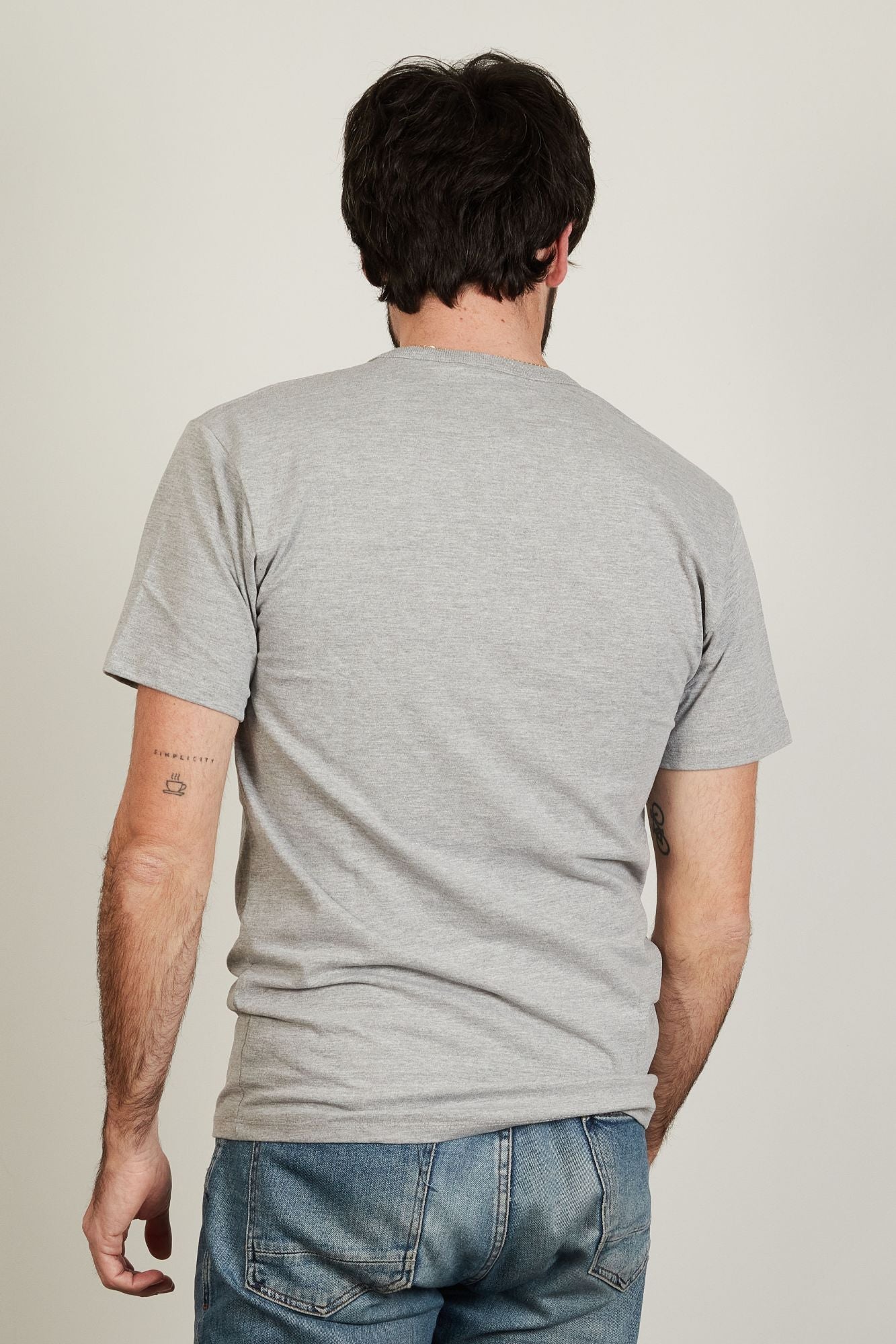 VANS OFF THE WALL CLASSIC TEE en color GRIS (4)