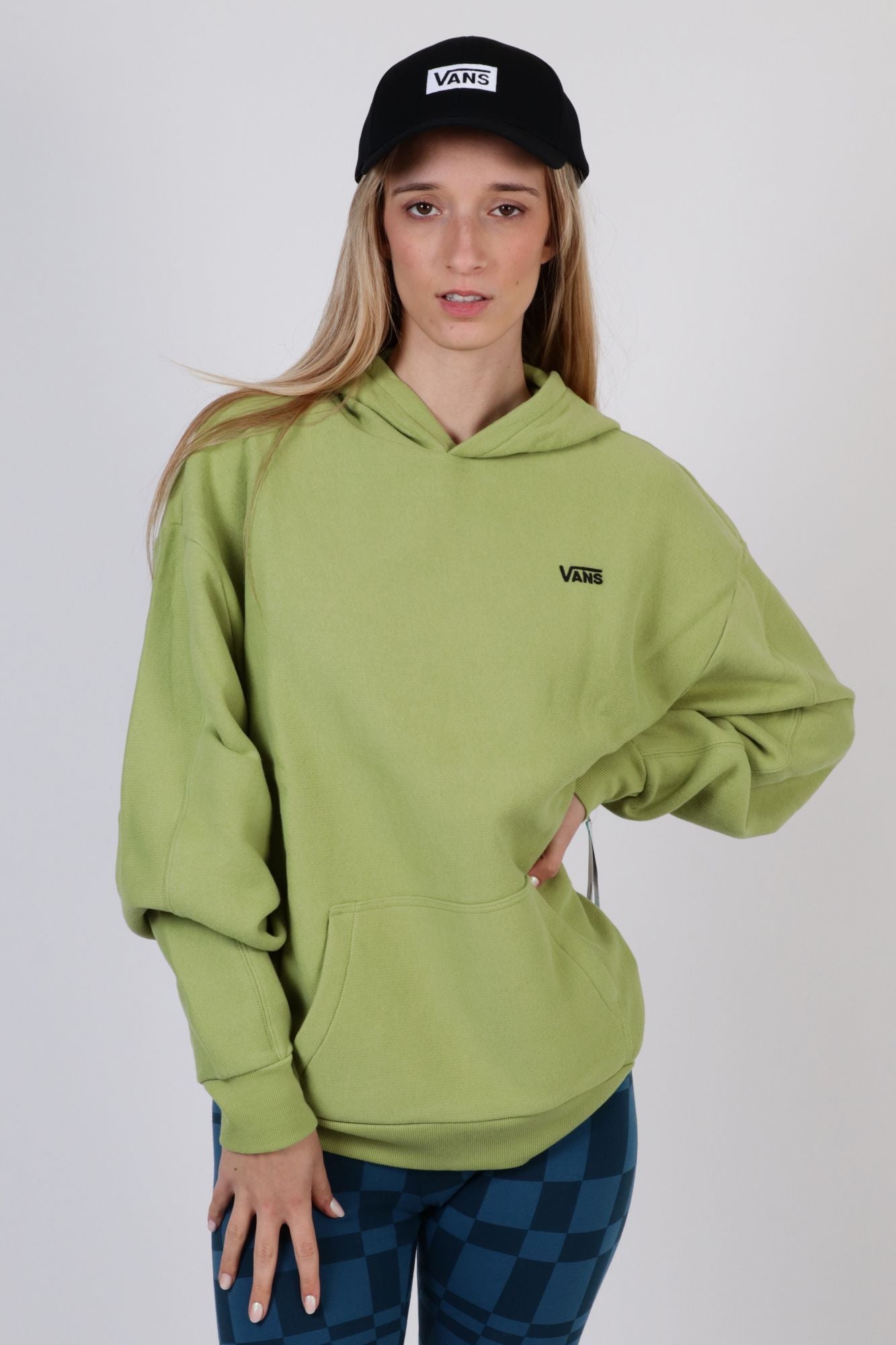 VANS COMFYCUSH LS HOODIE en color VERDE (1)