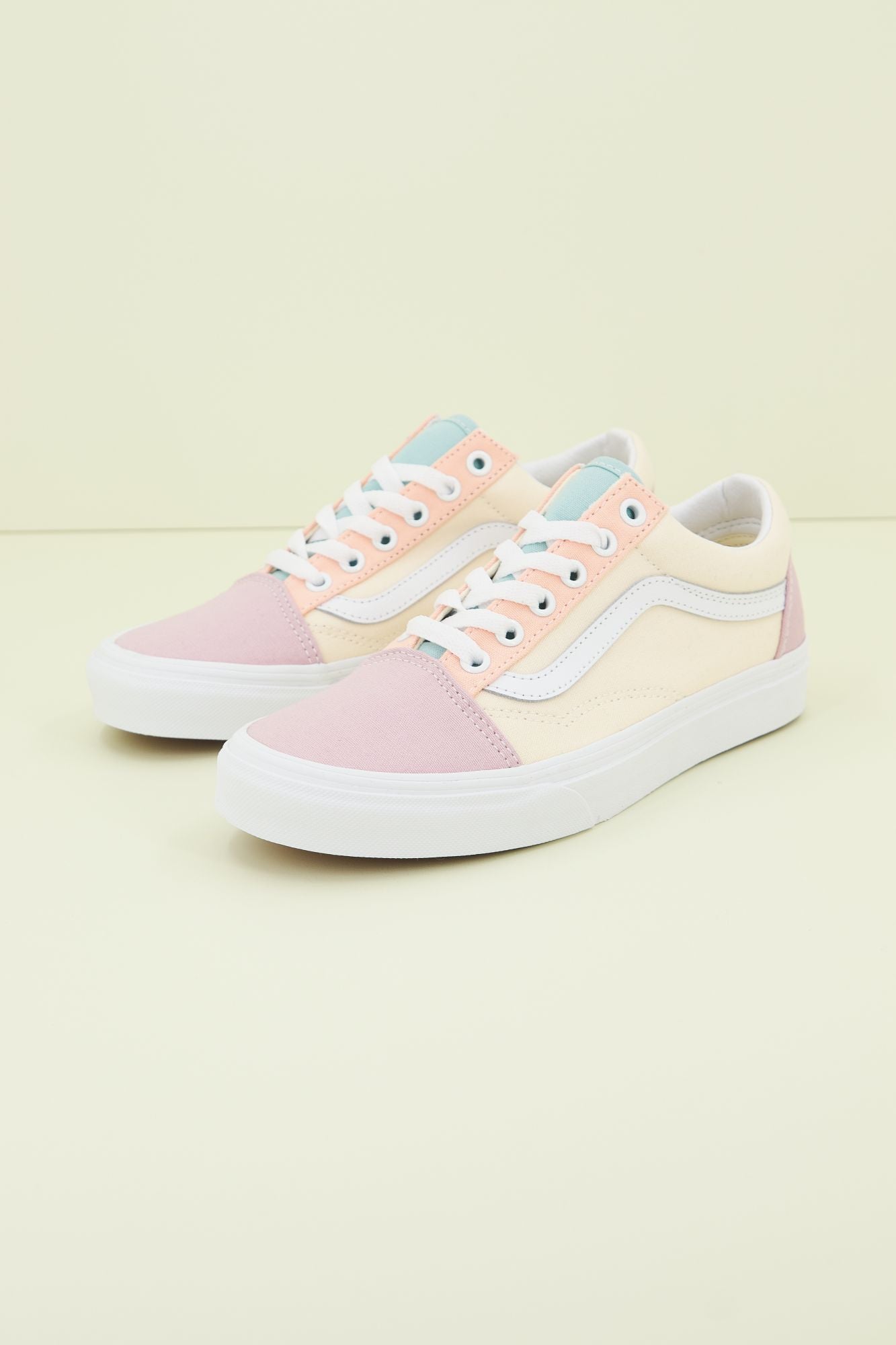 VANS OLD SKOOL PASTEL BLOCK en color AMARILLO (1)
