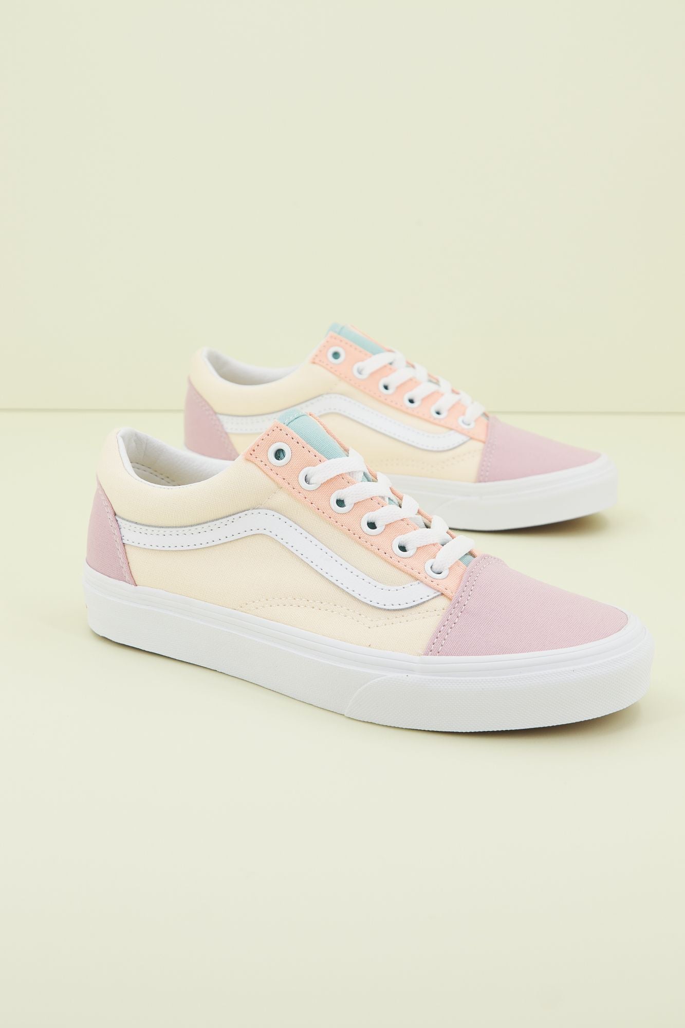 VANS OLD SKOOL PASTEL BLOCK en color AMARILLO (2)